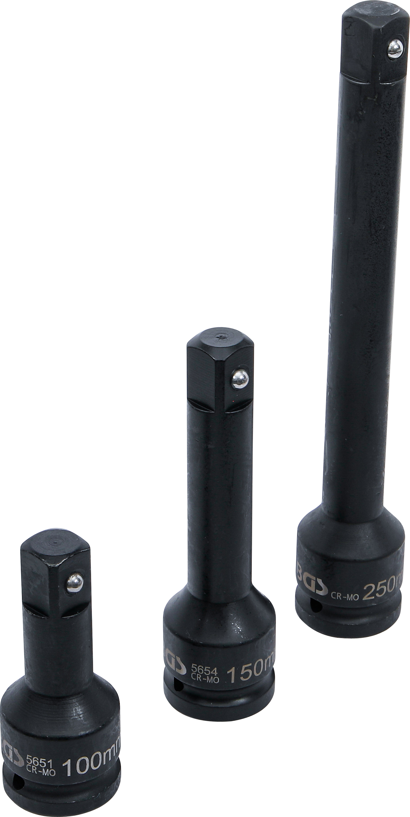 BGS Kraft-Verlängerungs-Satz | Außen-/Innenvierkant 20 mm (3/4") | 3-tlg.