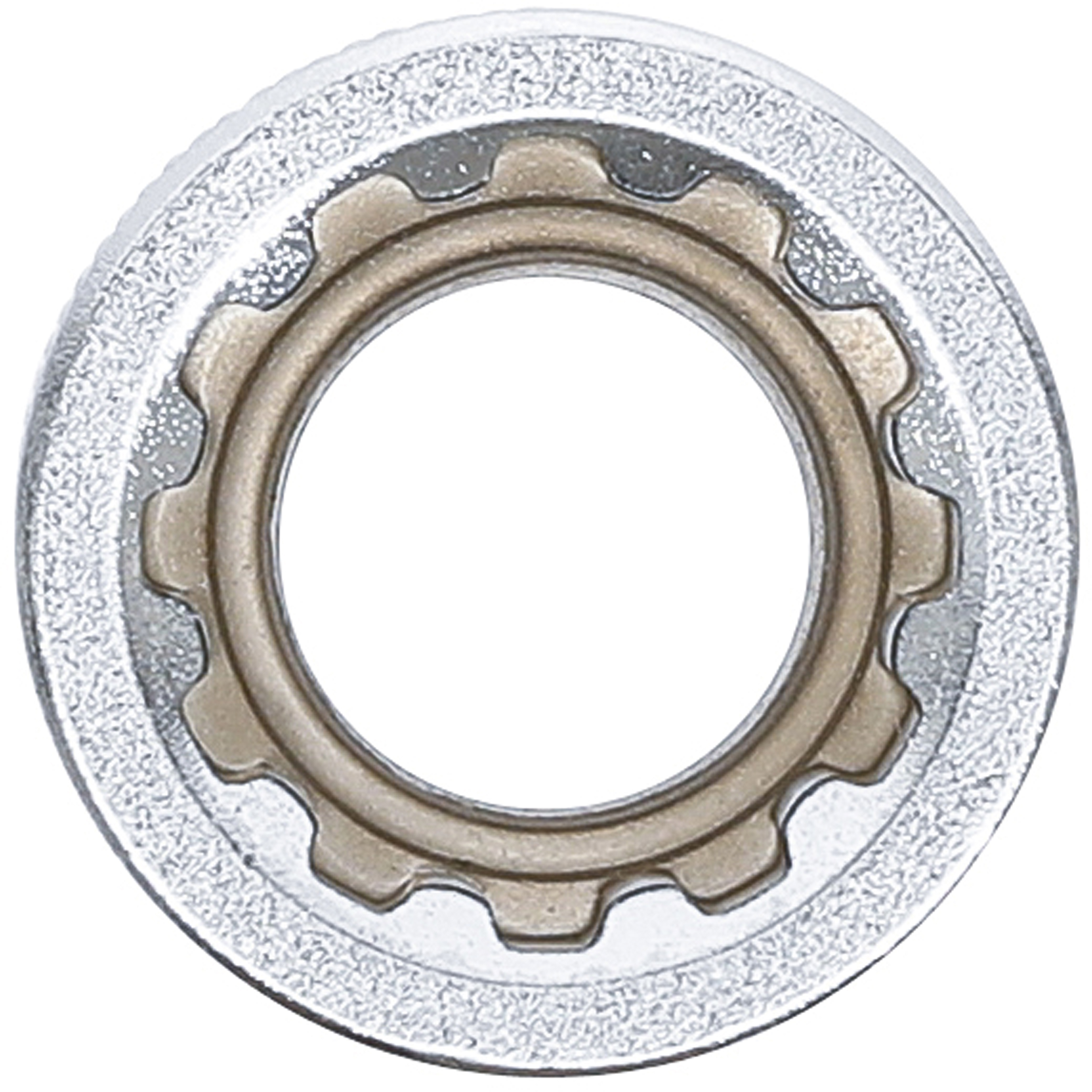 BGS Steckschlüssel-Einsatz Gear Lock | Antrieb Innenvierkant 12,5 mm (1/2") | SW 15 mm