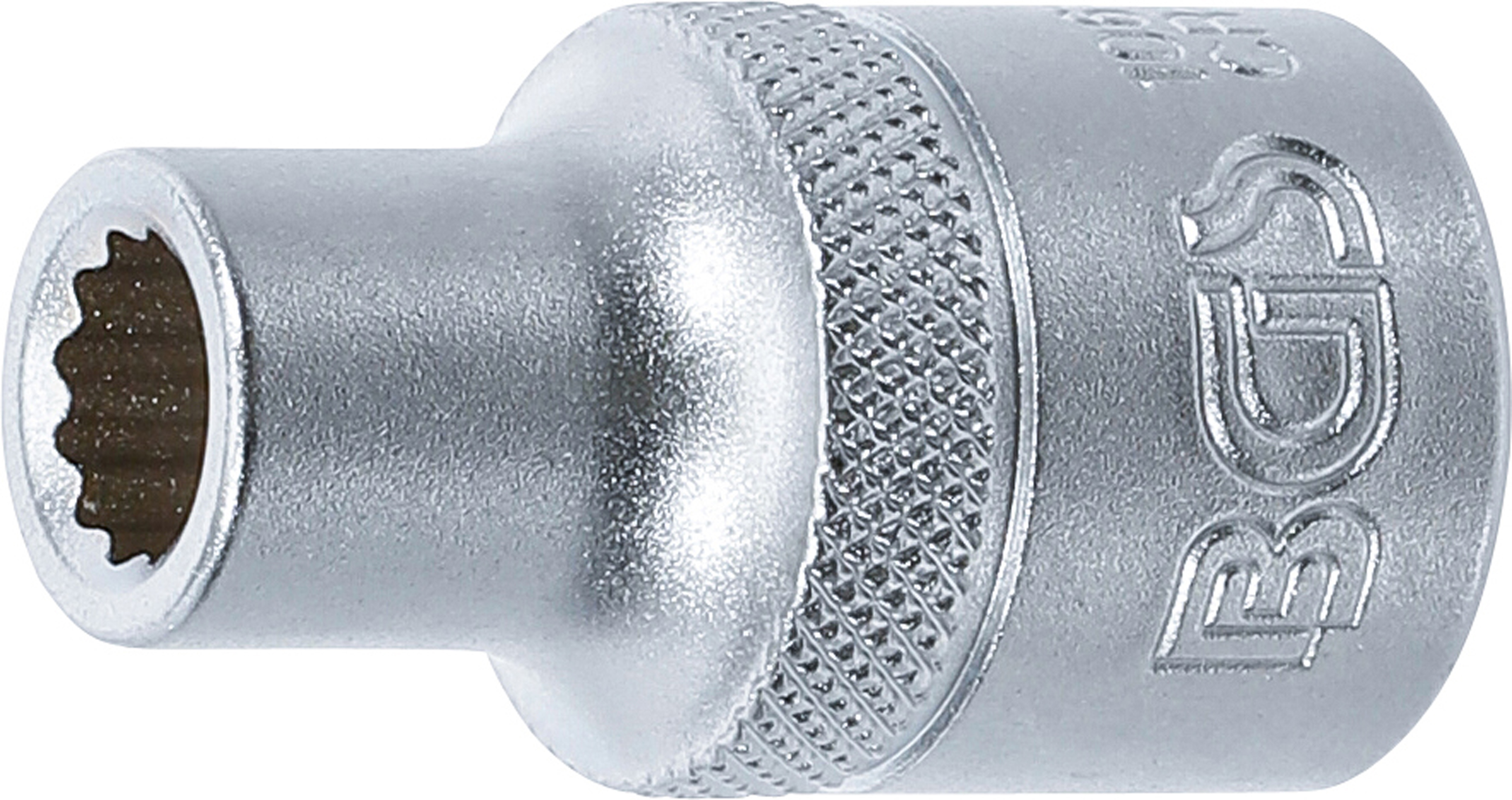 BGS Steckschlüssel-Einsatz Zwölfkant | Antrieb Innenvierkant 12,5 mm (1/2") | SW 8 mm