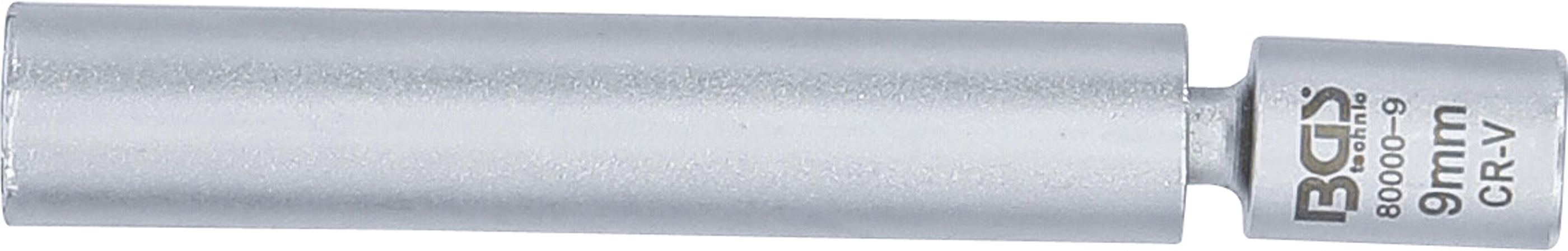 BGS Glüh- und Zündkerzen-Gelenk-Einsatz | Antrieb Innenvierkant 6,3 mm (1/4") | SW 9 mm