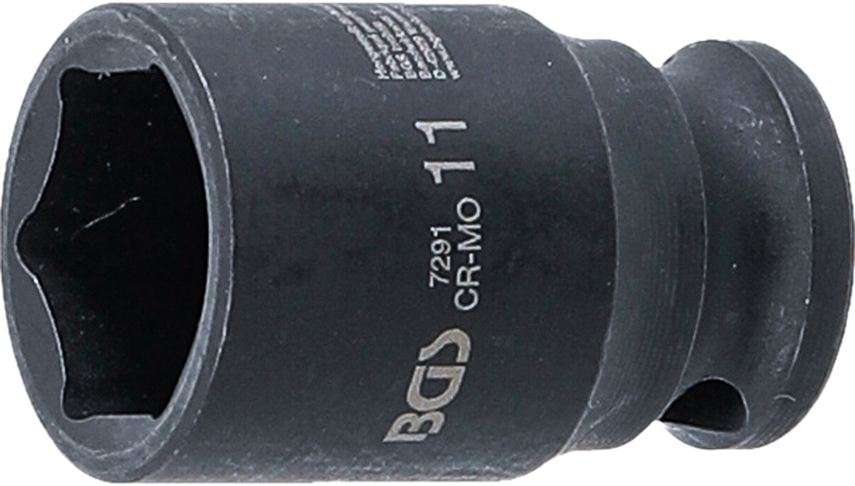 BGS Kraft-Steckschlüssel-Einsatz Sechskant | Antrieb Innenvierkant 6,3 mm (1/4") | SW 11 mm