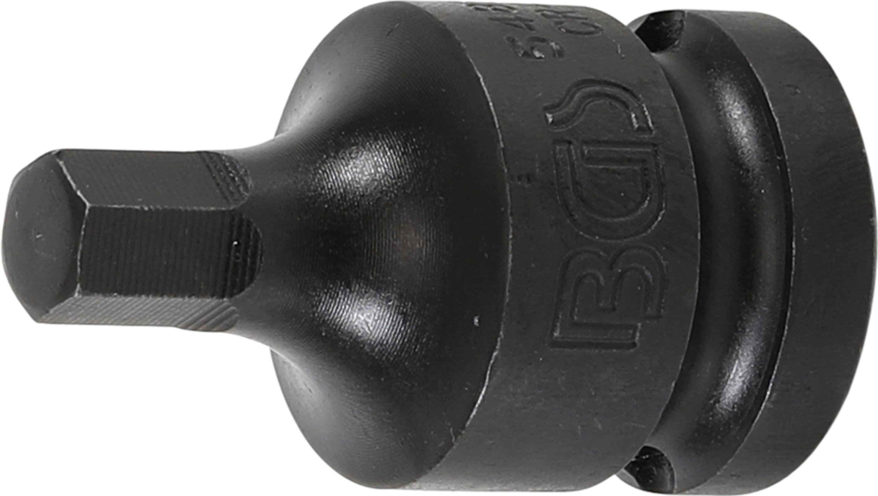 BGS Kraft-Bit-Einsatz | Länge 42 mm | Antrieb Innenvierkant 12,5 mm (1/2") | Innensechskant 8 mm