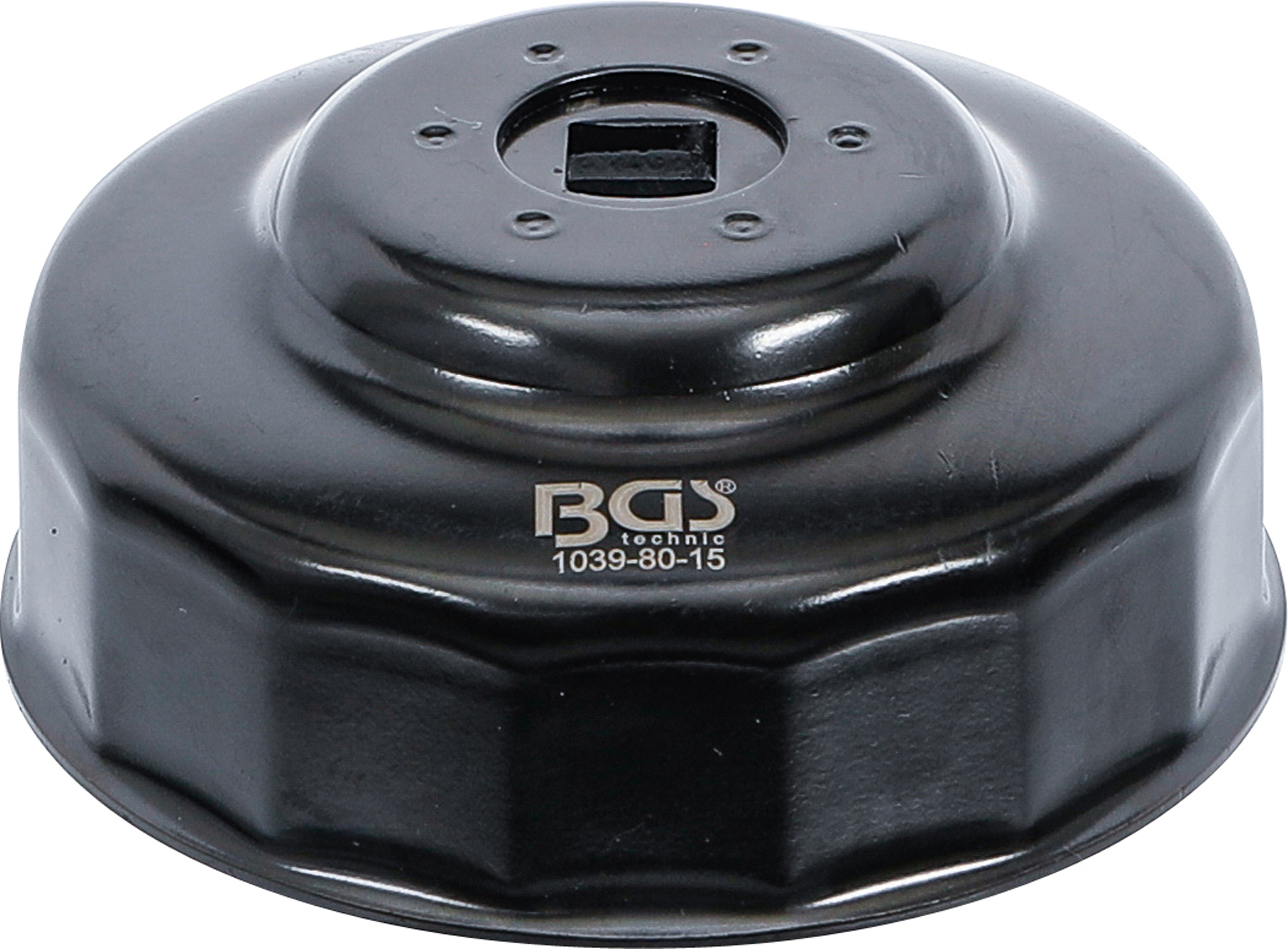 BGS Ölfilterschlüssel | 15-kant | Ø 80 mm | für Honda, Mazda, Nissan, Opel BGS Ölfilterschlüssel | 15-kant | Ø 80 mm | für Honda, Mazda, Nissan, Opel
