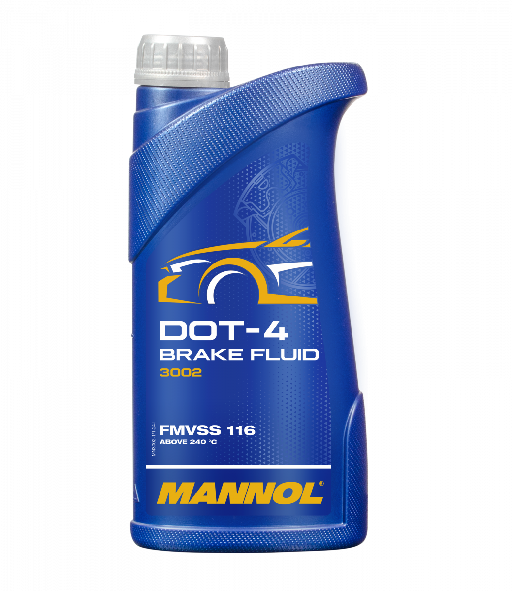 Mannol 3002 Bremsflüssigkeit DOT-4 Brake Fluid 1 Liter