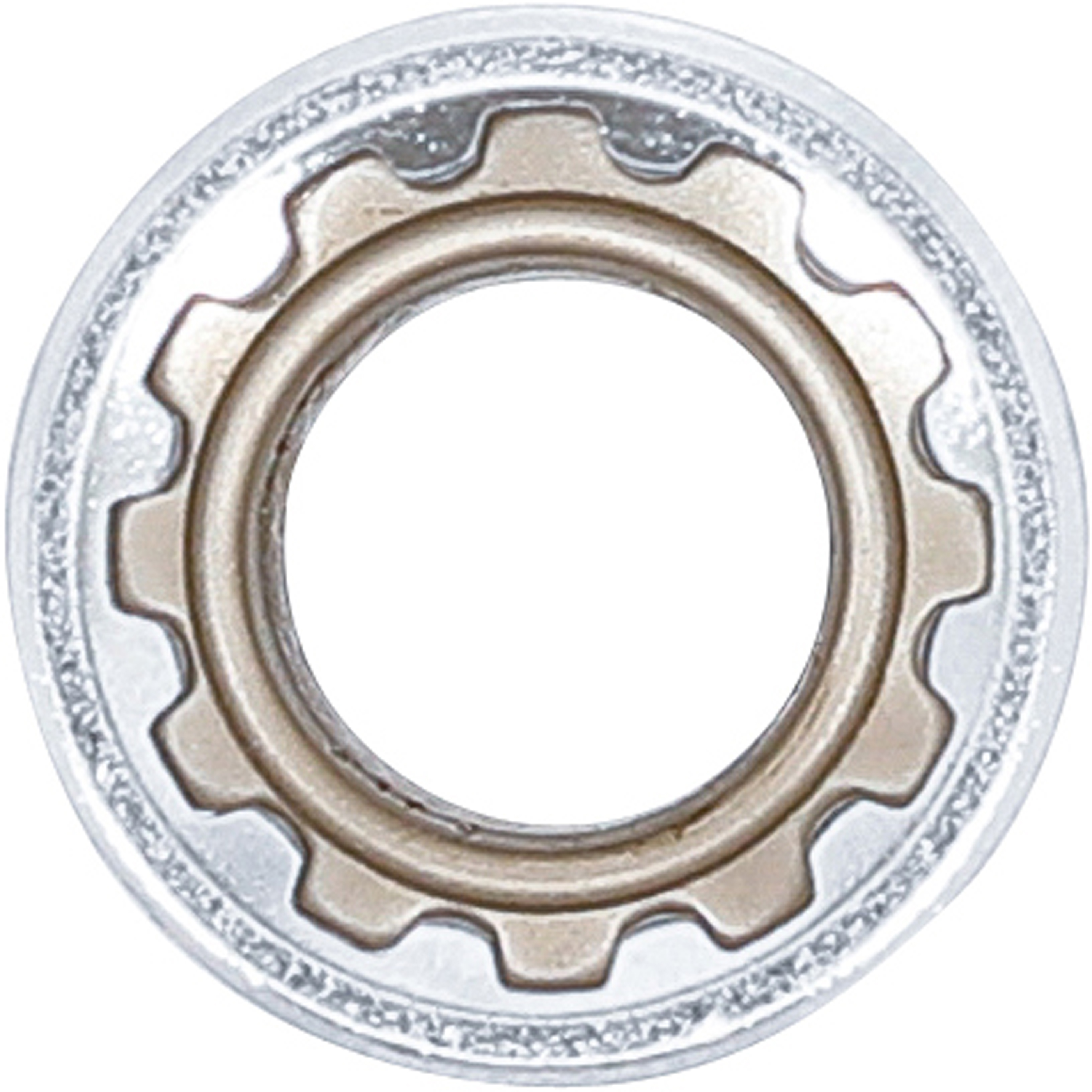 BGS Steckschlüssel-Einsatz Gear Lock | Antrieb Innenvierkant 10 mm (3/8") | SW 12 mm