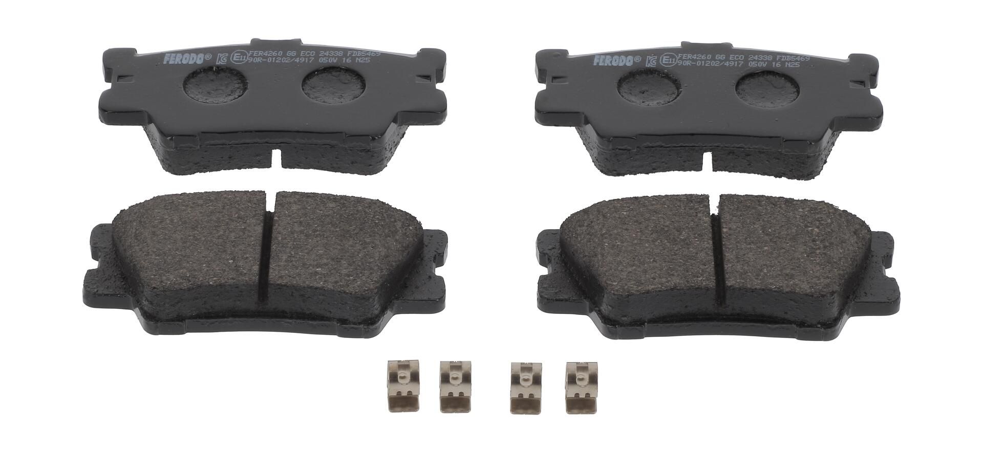 Bremsbelagsatz, Scheibenbremse