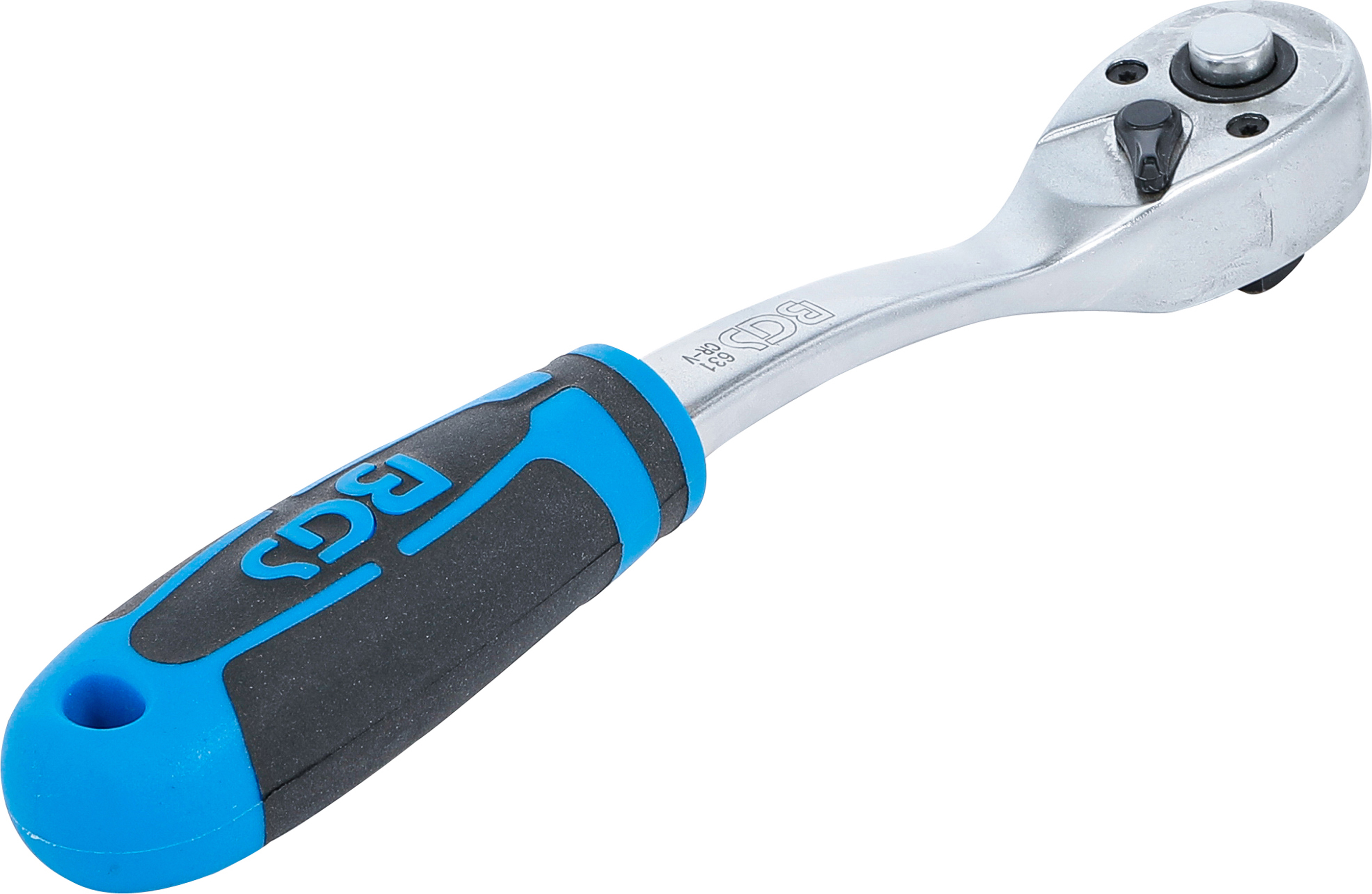 BGS Umschaltknarre | feinverzahnt | Abtrieb Außenvierkant 10 mm (3/8")