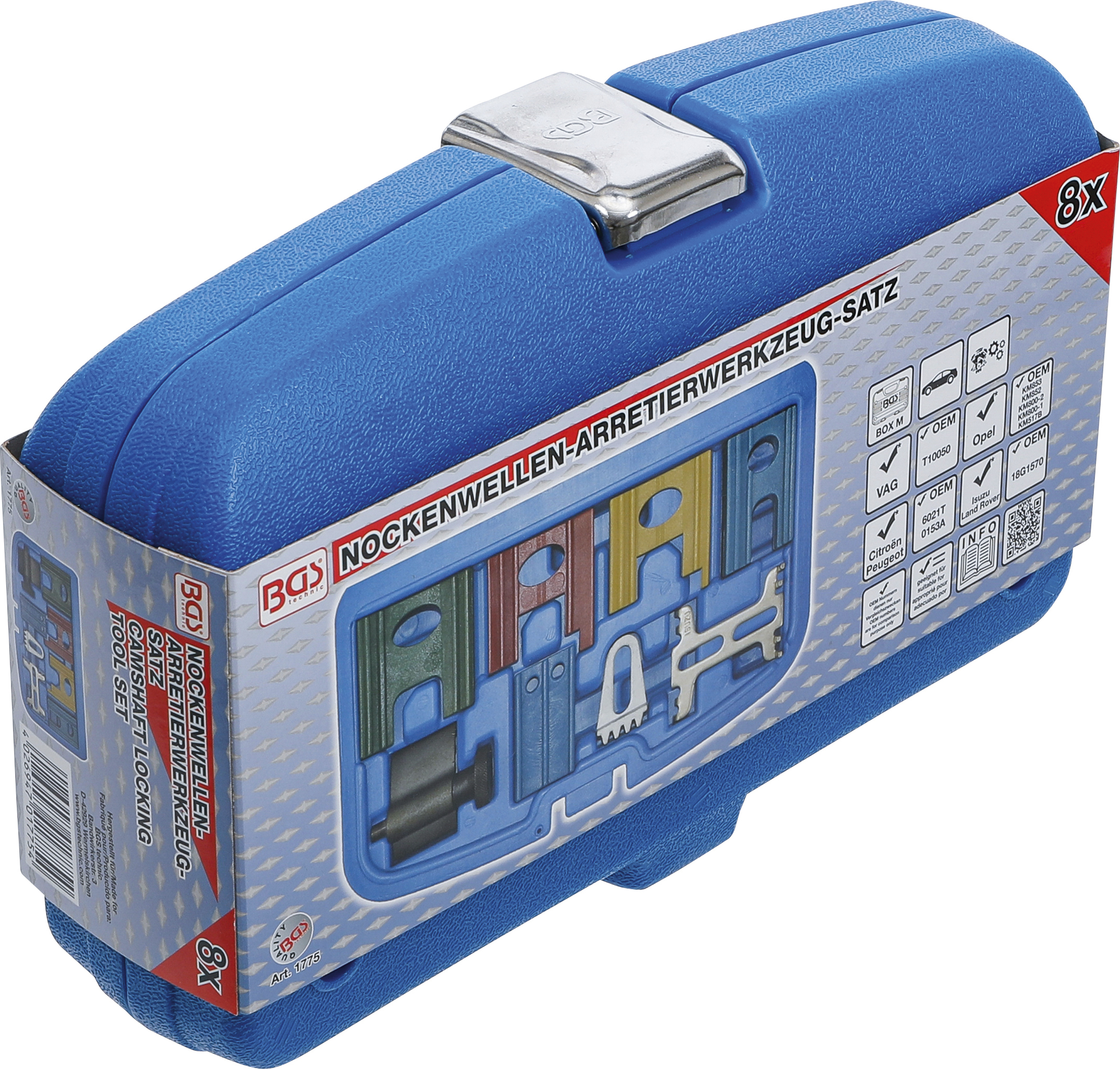 BGS Nockenwellen-Arretierwerkzeug-Satz | für VAG, Ford, Opel, Saab