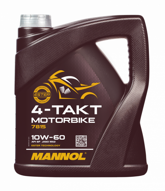10W-60 Mannol 7815 Motorbike 4-Takt Motoröl Motorrad 4 Liter
