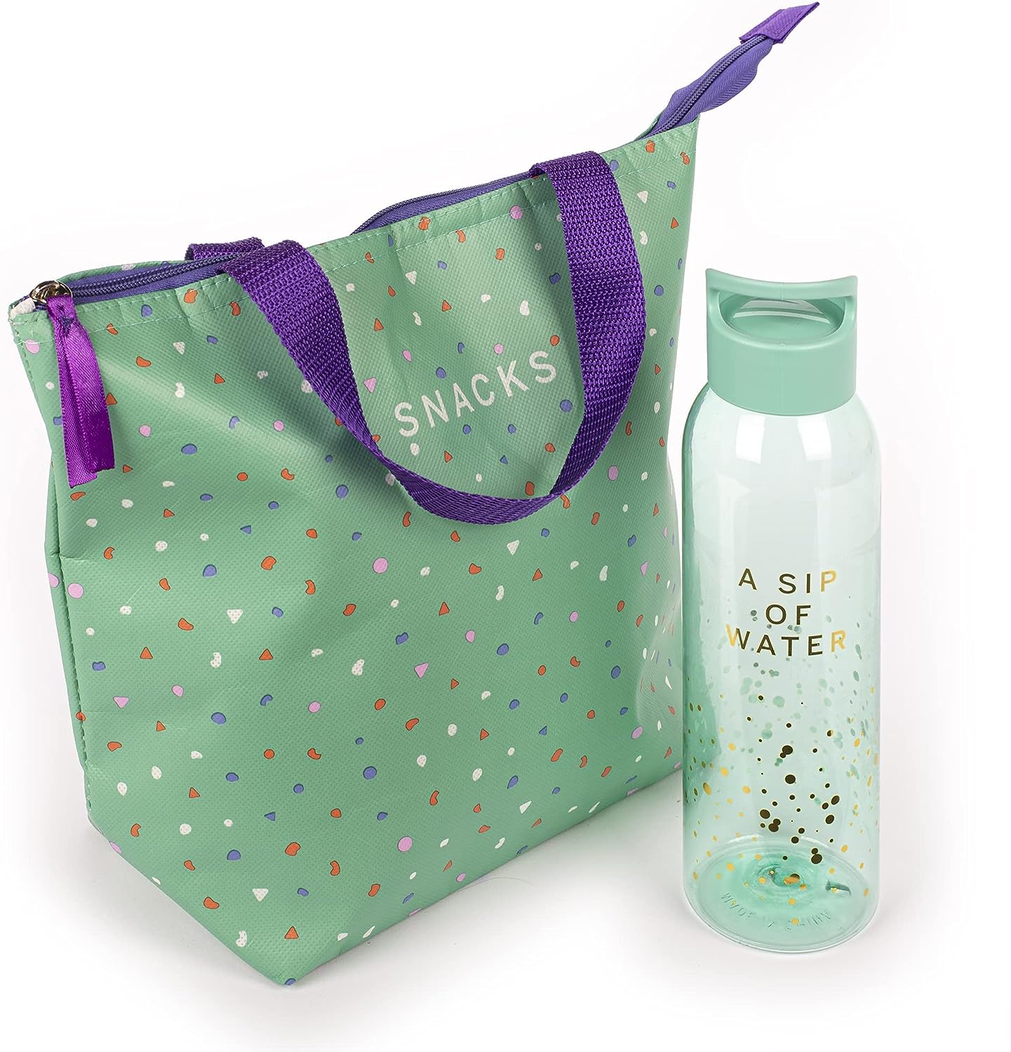 Tri-coastal Design - Mittagessen, bestehend aus Einer Mittagsbeutel-End- und Plastikflasche mit Haken (Hüttenprüfung)