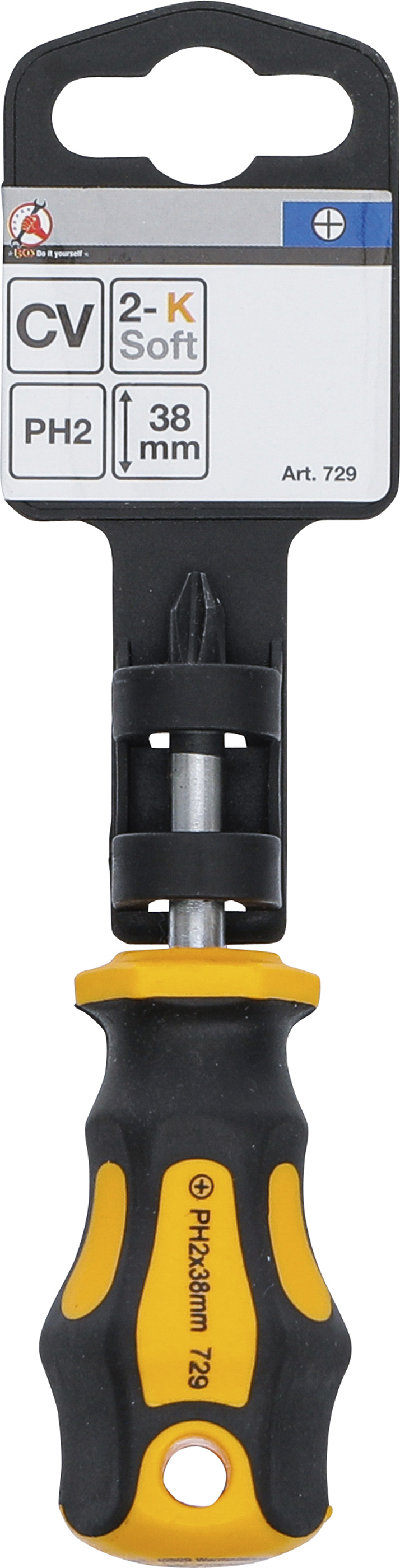 BGS Vergaser-Schraubendreher | Kreuzschlitz PH2 | Klingenlänge 38 mm