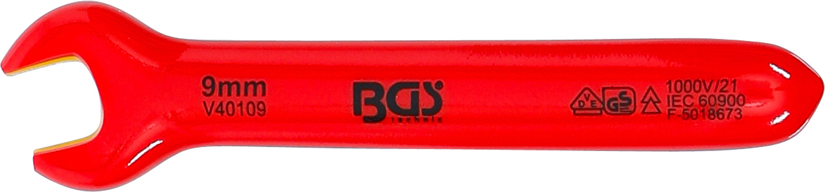 BGS VDE-Einmaulschlüssel | SW 9 mm BGS VDE-Einmaulschlüssel | SW 9 mm