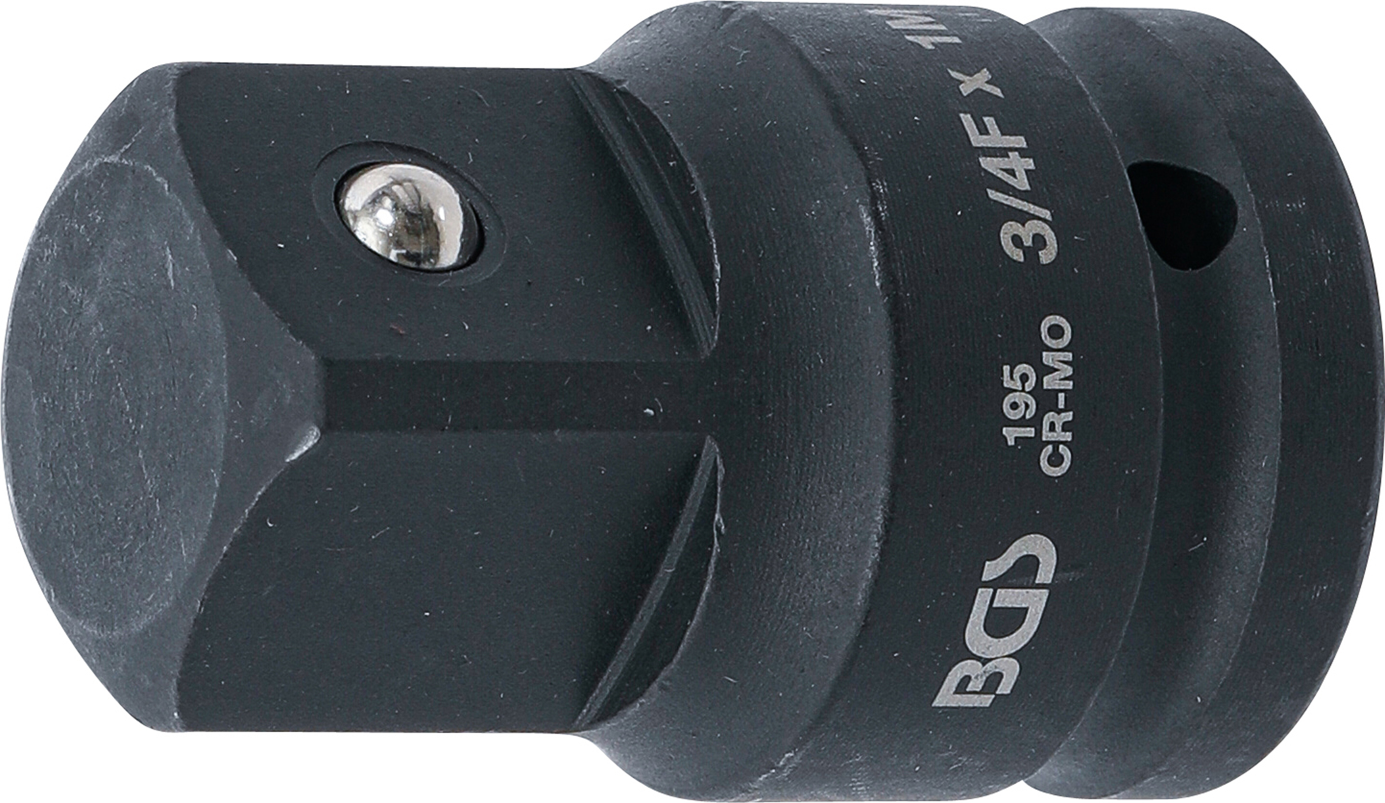BGS Kraft-Steckschlüssel-Adapter | Innenvierkant 20 mm (3/4") - Außenvierkant 25 mm (1")