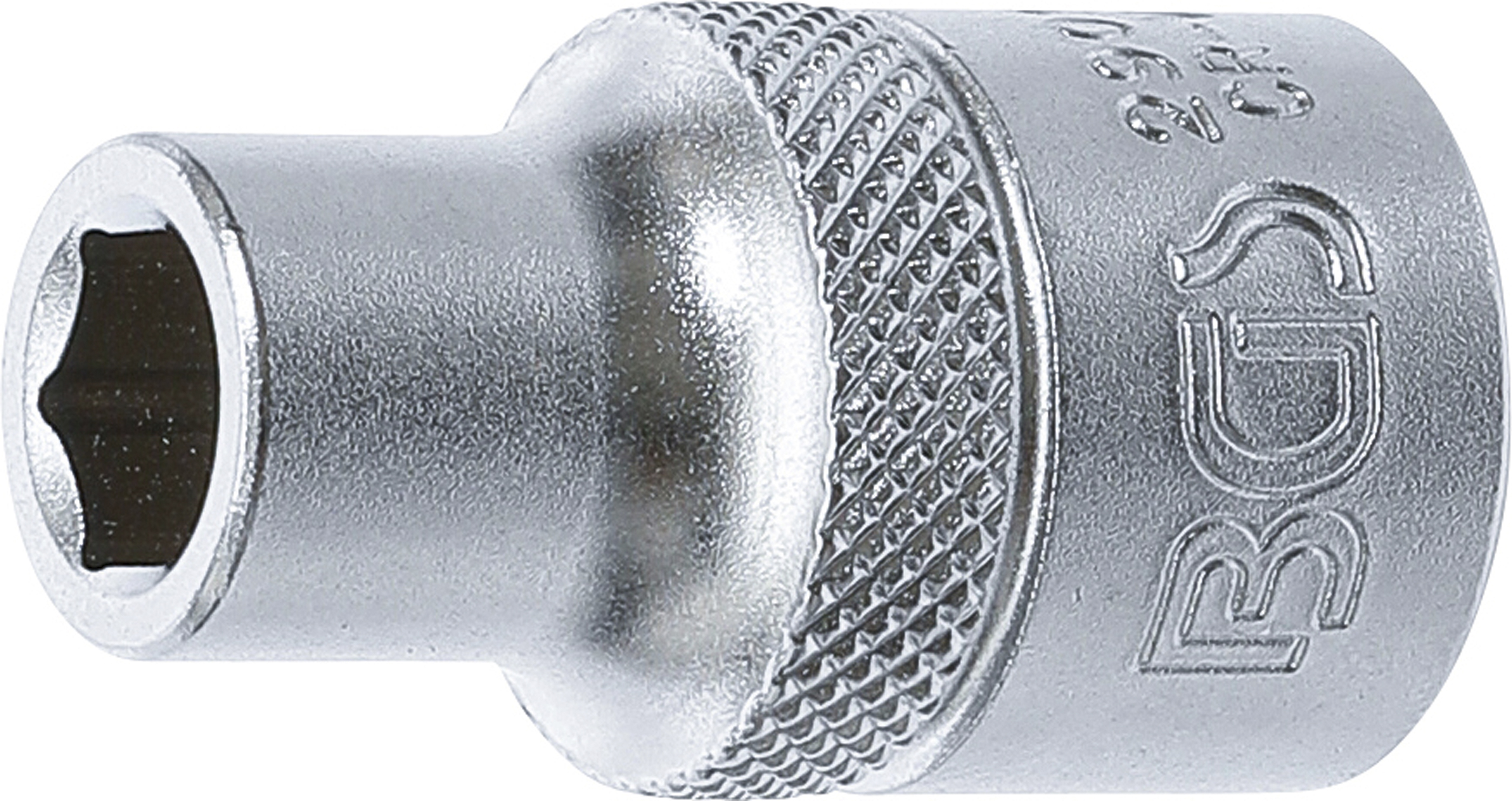 BGS Steckschlüssel-Einsatz Sechskant | Antrieb Innenvierkant 12,5 mm (1/2") | SW 9 mm