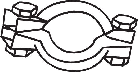 Klemmstück, Abgasanlage