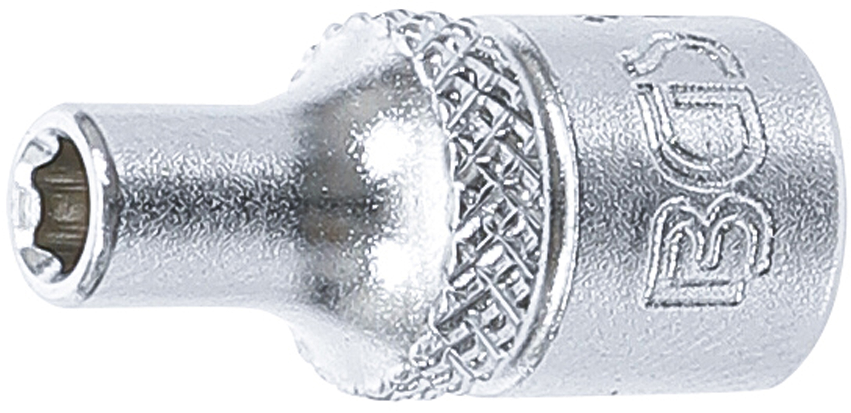 BGS Steckschlüssel-Einsatz Sechskant | Antrieb Innenvierkant 6,3 mm (1/4") | SW 3,5 mm
