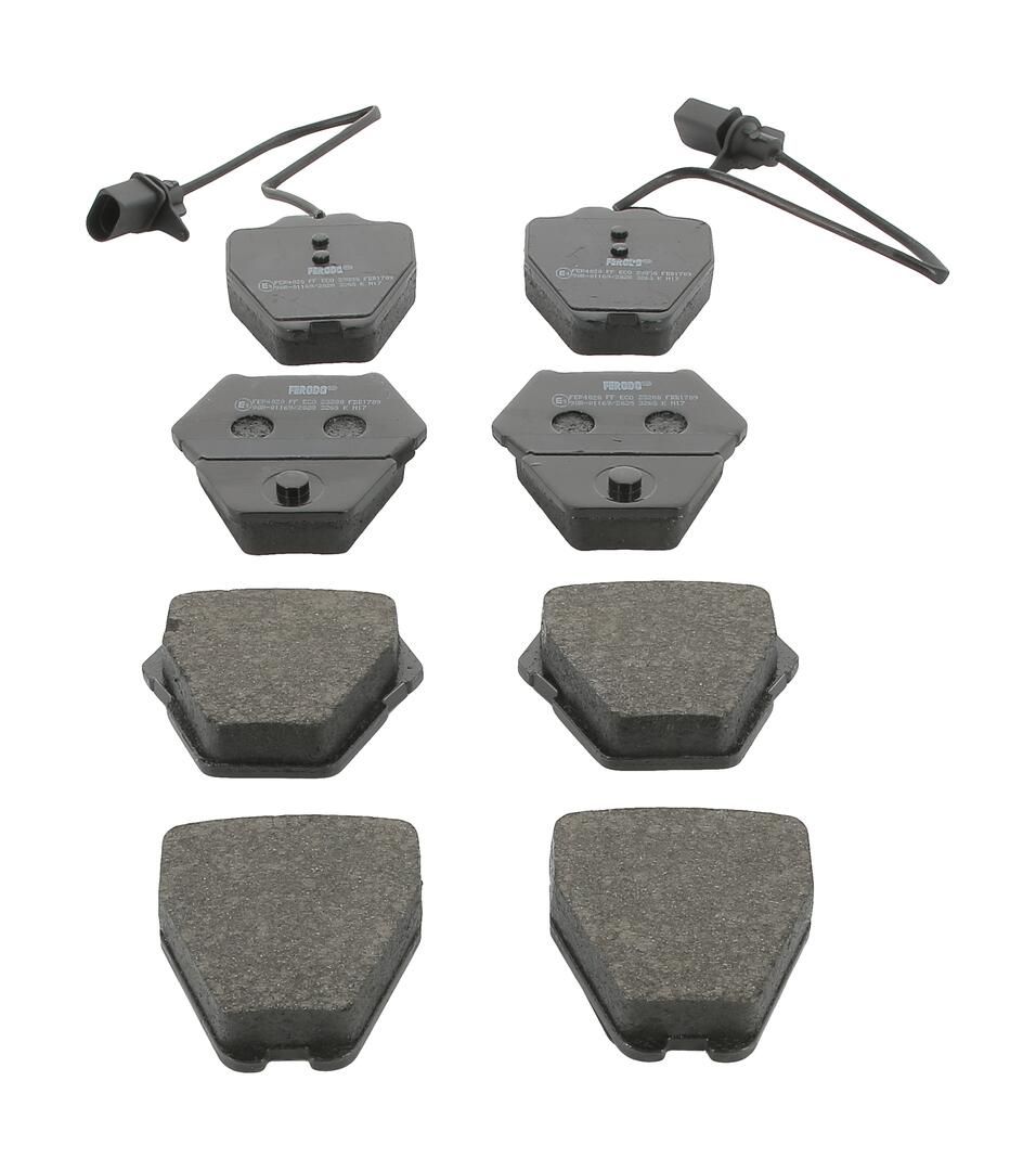 Bremsbelagsatz, Scheibenbremse