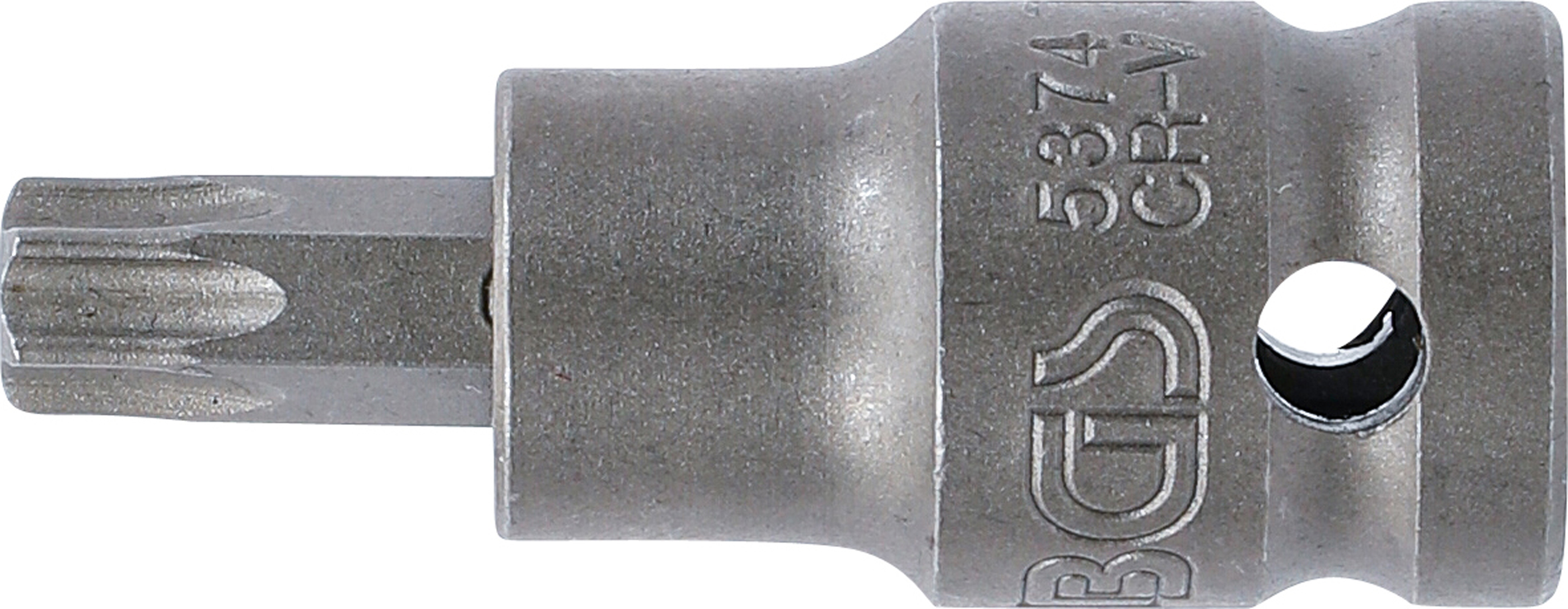 BGS Kraft-Bit-Einsatz | Länge 55 mm | Antrieb Innenvierkant 12,5 mm (1/2") | T-Profil (für Torx) T50