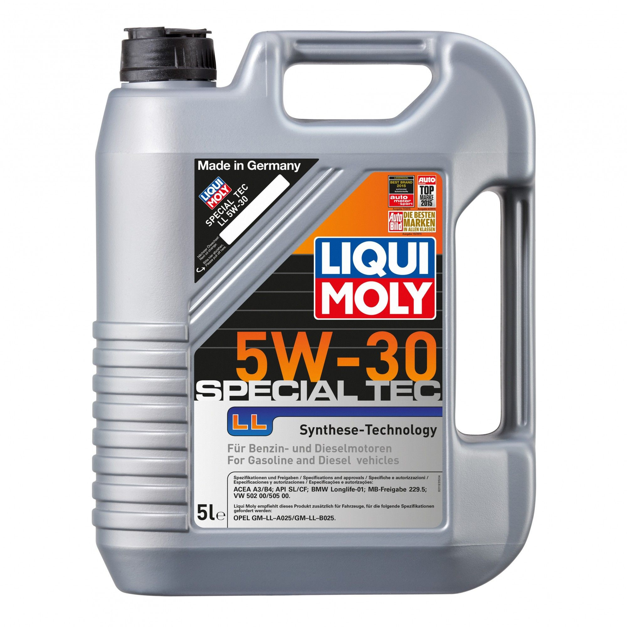 5W-30 Liqui Moly 2448 Special Tec LL Motoröl 5 Liter