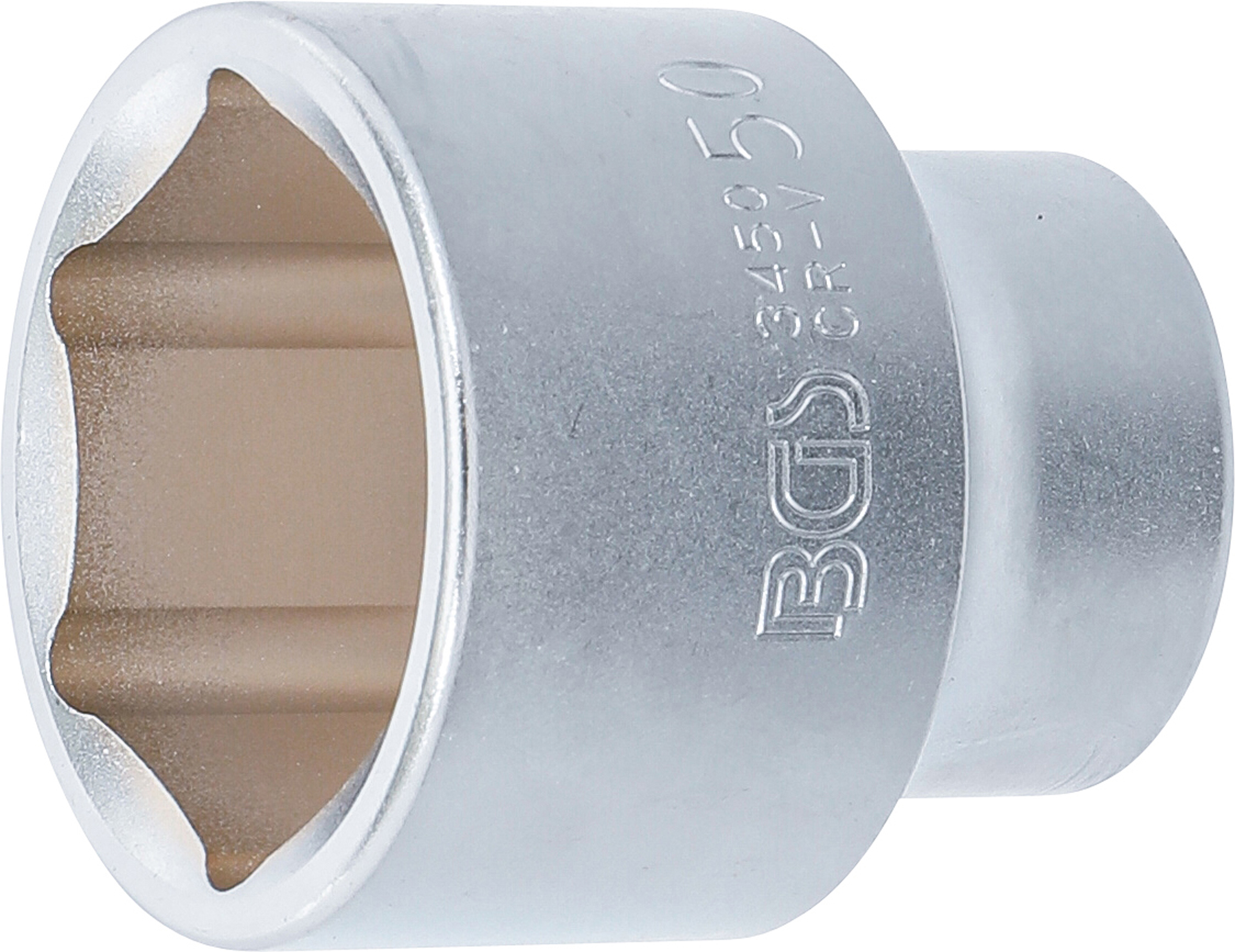 BGS Steckschlüssel-Einsatz Sechskant | Antrieb Innenvierkant 20 mm (3/4") | SW 50 mm