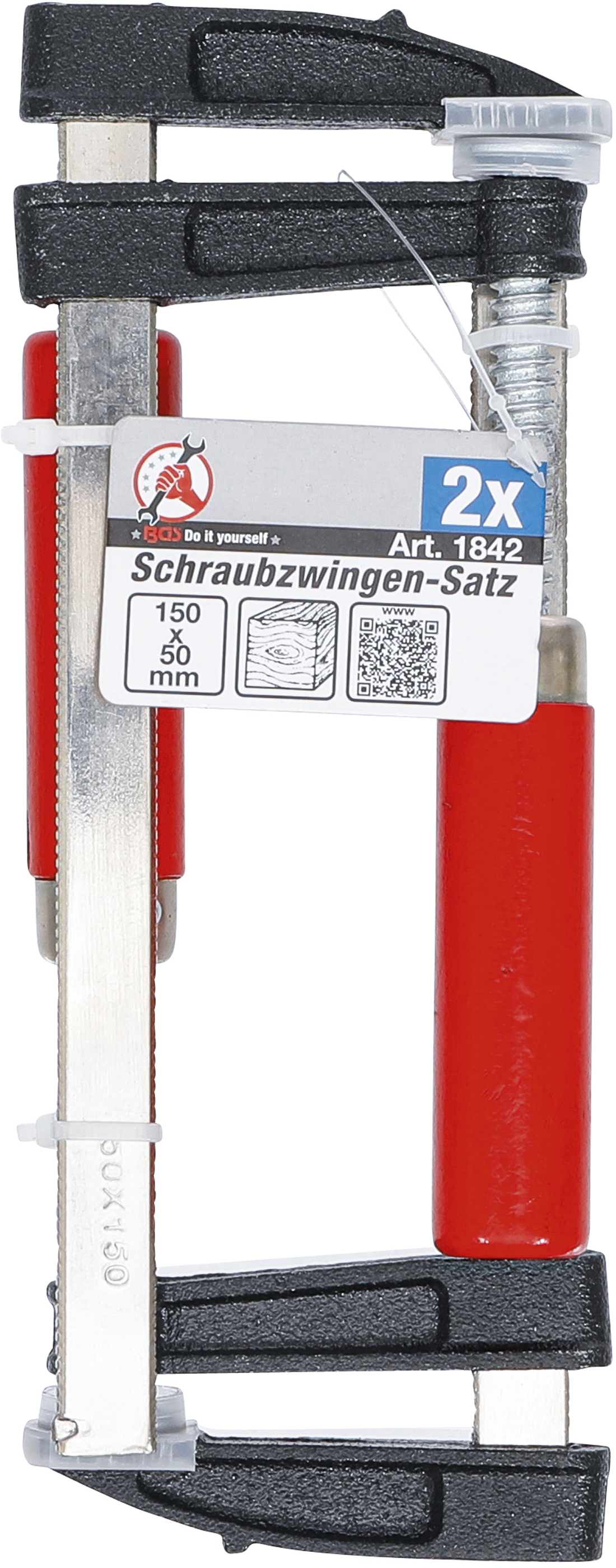 BGS Schraubzwingen-Satz | 150 x 50 mm | 2-tlg.