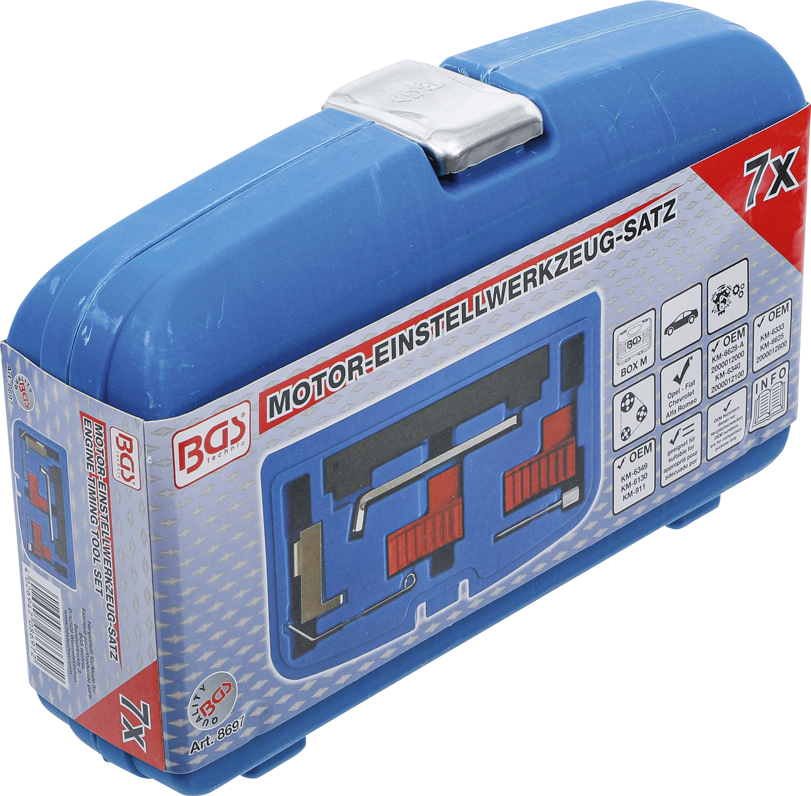 BGS Motor-Einstellwerkzeug-Satz | für Opel 1.6, 1.8