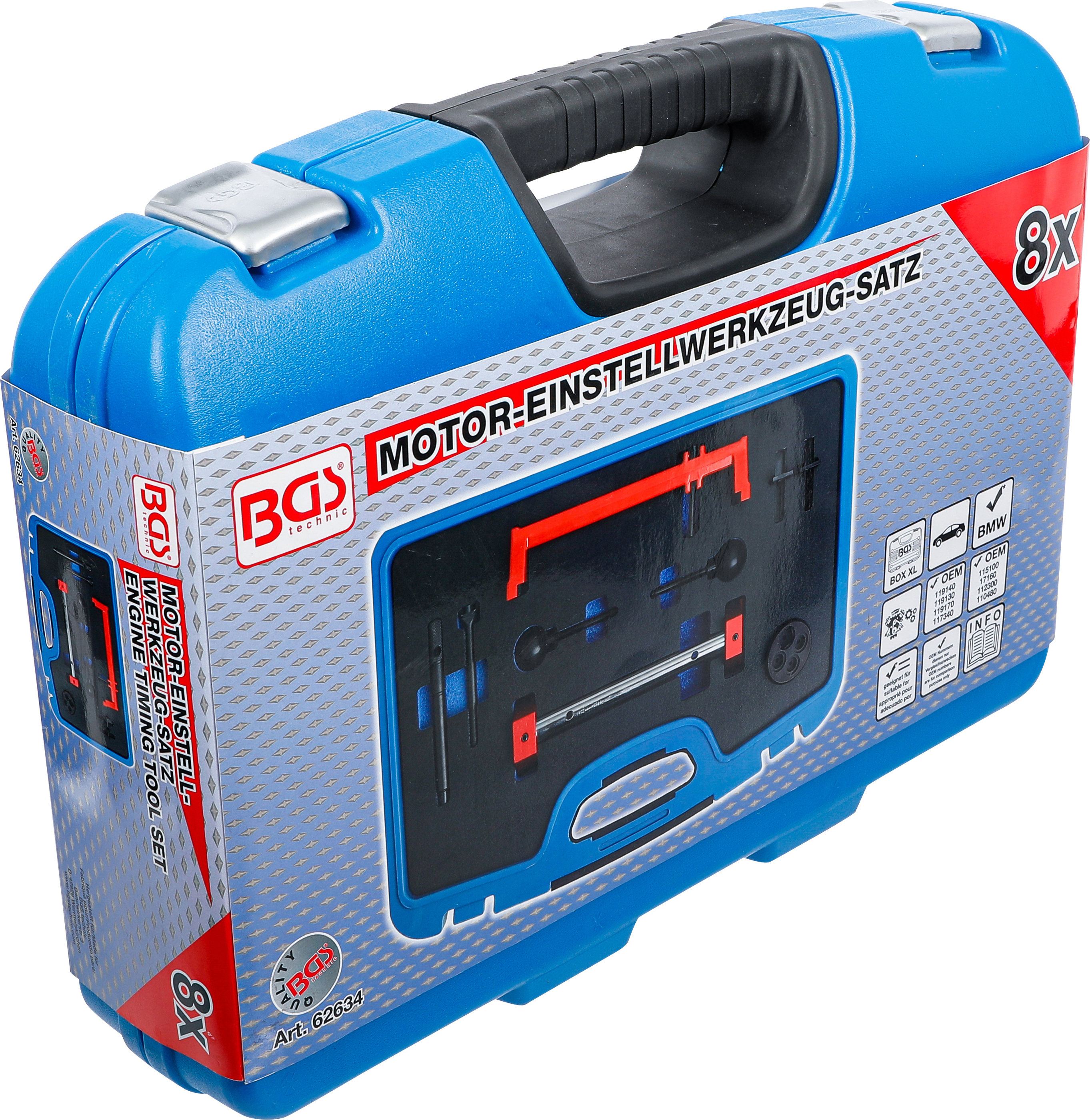 BGS Motor-Einstellwerkzeug-Satz | für BMW S54 | 8-tlg.