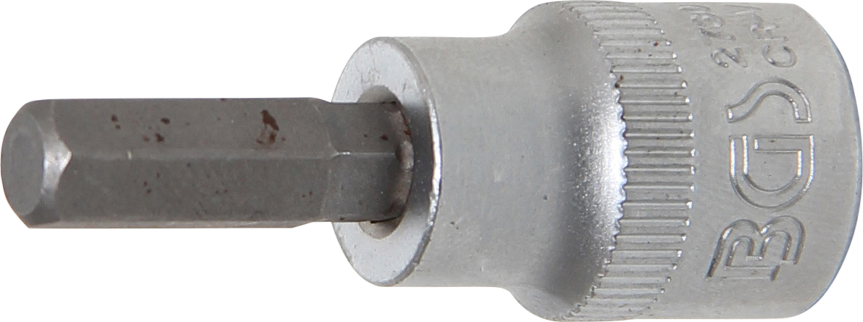 BGS Bit-Einsatz | Antrieb Innenvierkant 10 mm (3/8") | Innensechskant 9/32"