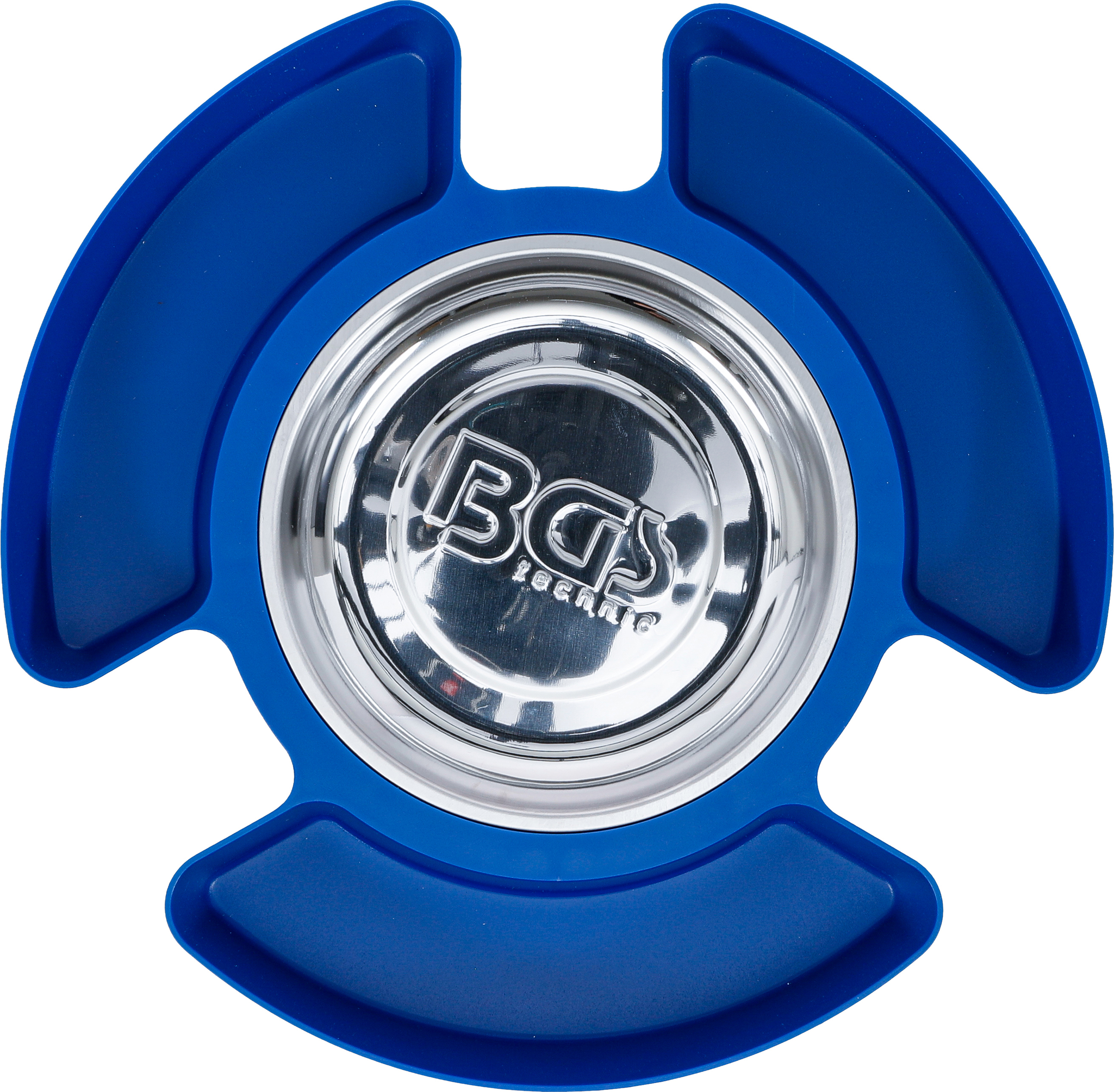 BGS Magnet-Haftschale | mit 3 Kunststoff-Ablagen | 150 mm