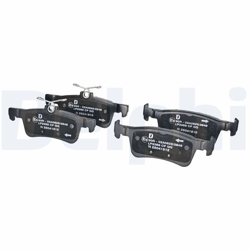 Bremsbelagsatz, Scheibenbremse