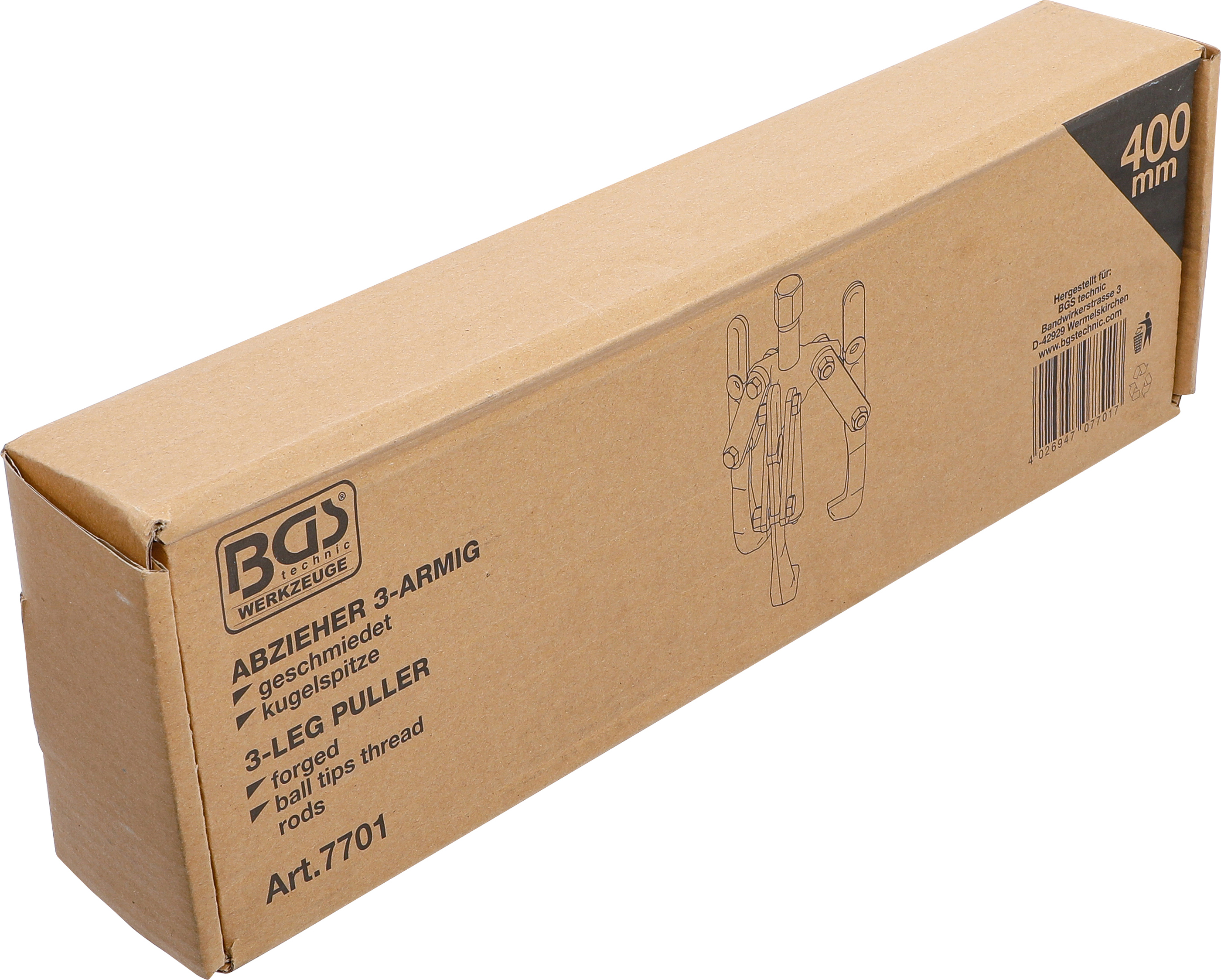 BGS Außen-/Innenabzieher, 3-armig | 50 - 300 mm