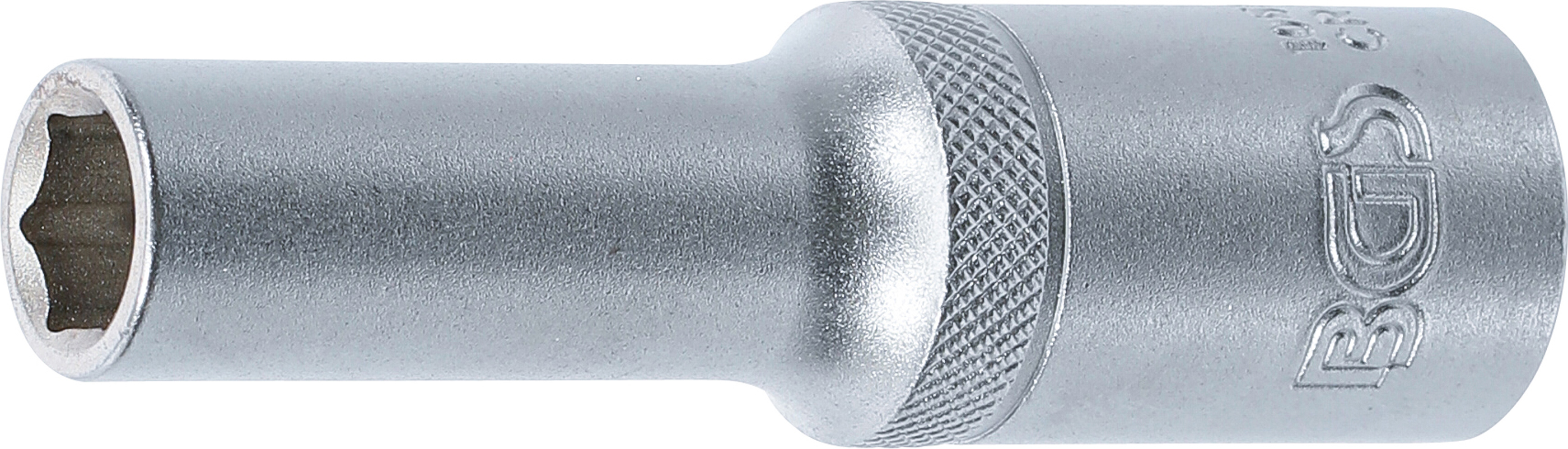 BGS Steckschlüssel-Einsatz Sechskant, tief | Antrieb Innenvierkant 12,5 mm (1/2") | SW 10 mm