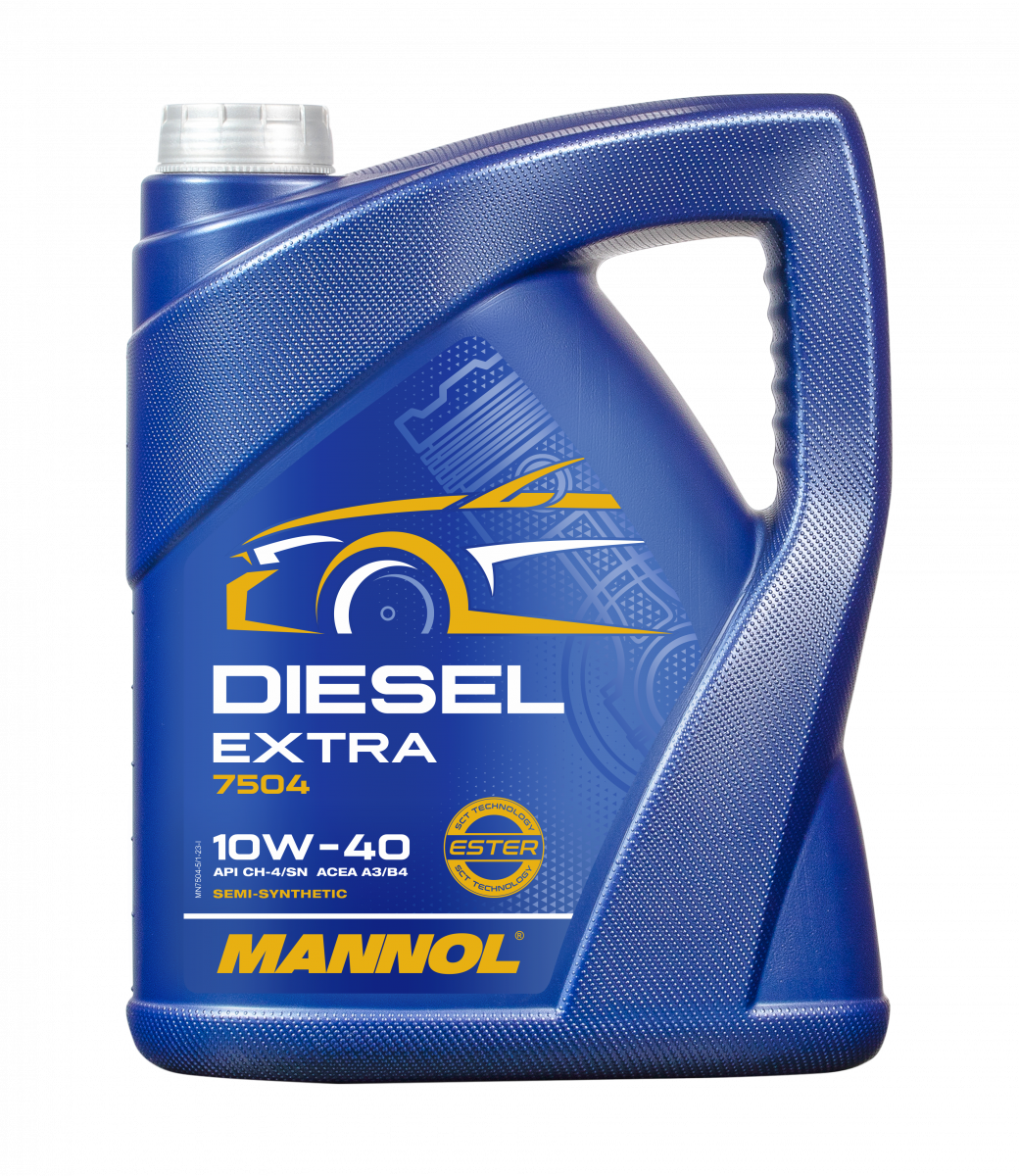 10W-40 Mannol 7504 Diesel Extra Motoröl 5 Liter