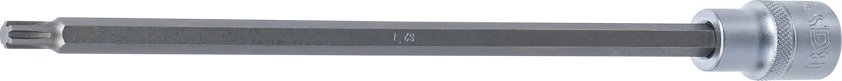 BGS Bit-Einsatz | Länge 240 mm | Antrieb Innenvierkant 12,5 mm (1/2") | Keil-Profil (für RIBE) M7