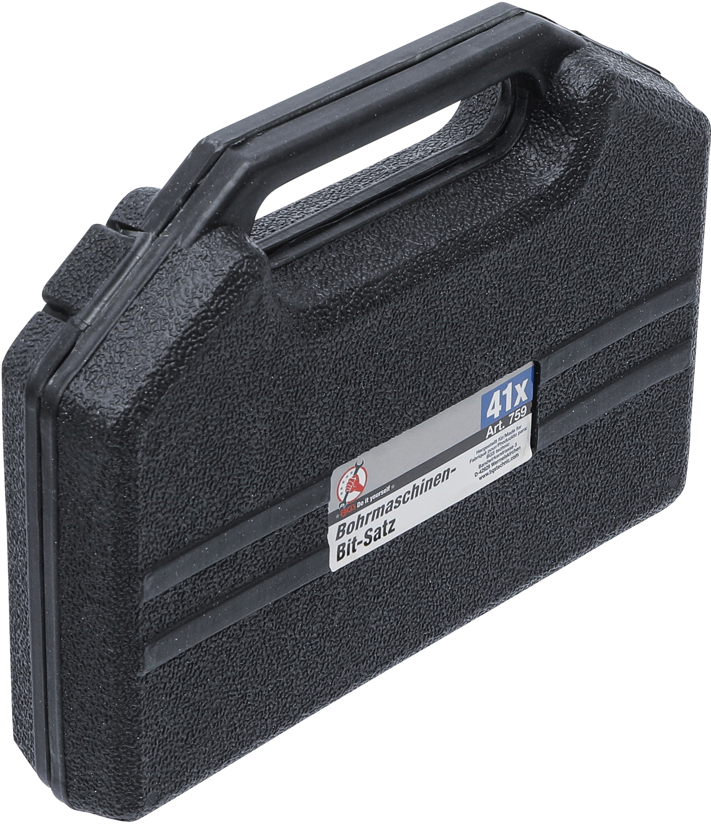 BGS Bohrmaschinen-Bit-Satz | Antrieb Außensechskant 6,3 mm (1/4") | 41-tlg.