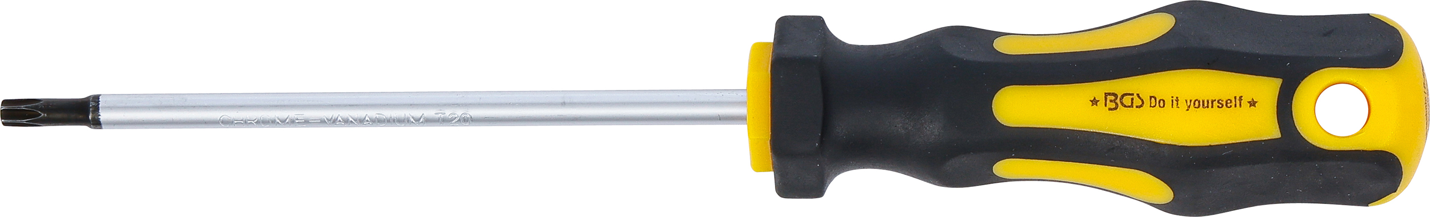BGS Schraubendreher | T-Profil (für Torx) T20 | Klingenlänge 100 mm