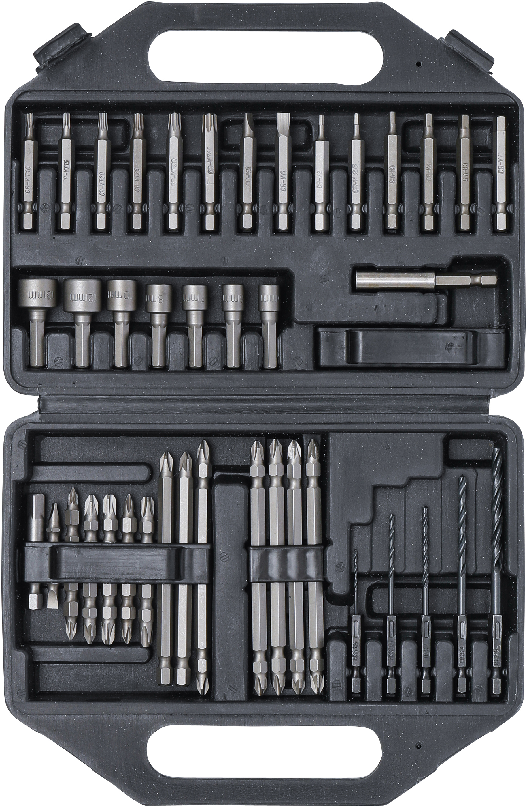 BGS Bohrmaschinen-Bit-Satz | Antrieb Außensechskant 6,3 mm (1/4") | 41-tlg.