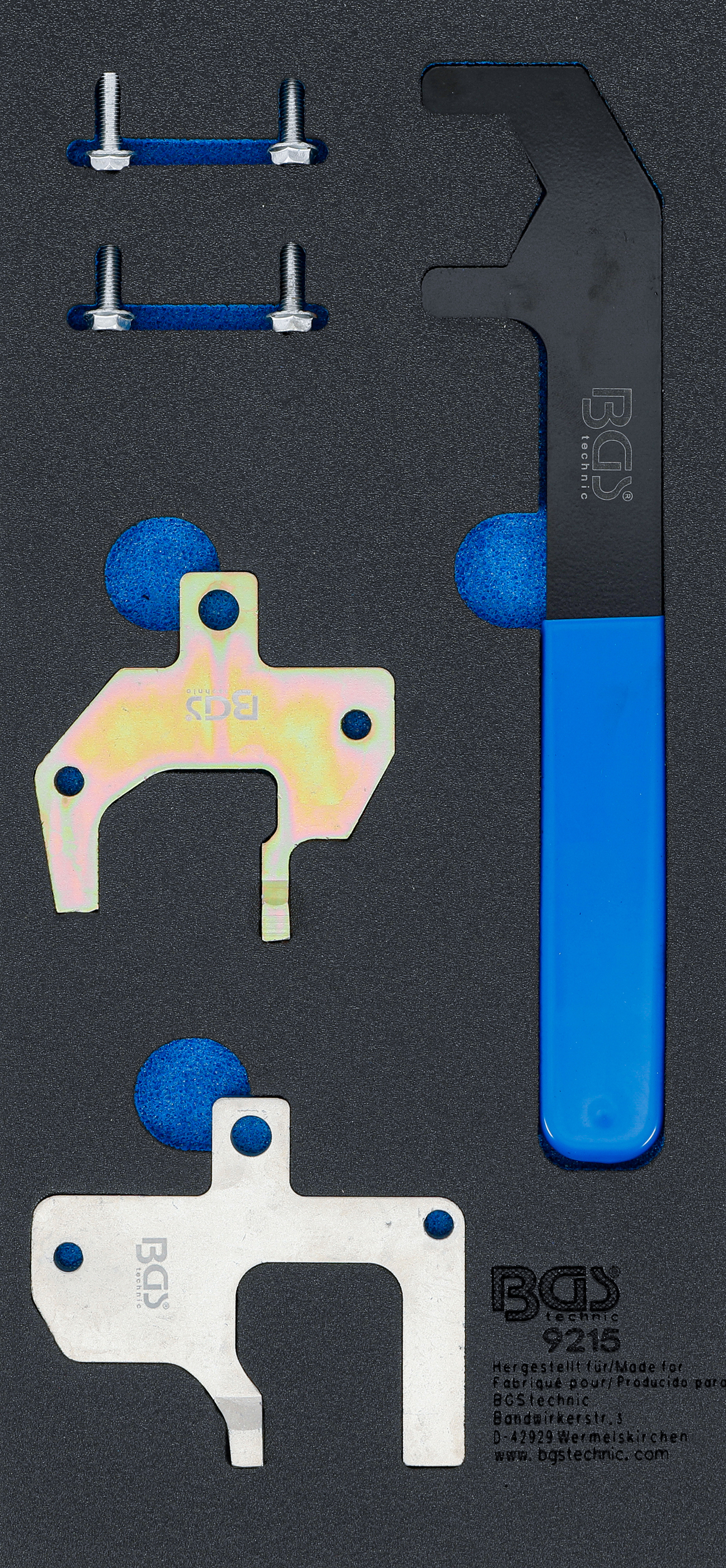 BGS Werkstattwageneinlage 1/3: Motor-Einstellwerkzeug-Satz | für Mercedes-Benz M112 + M113