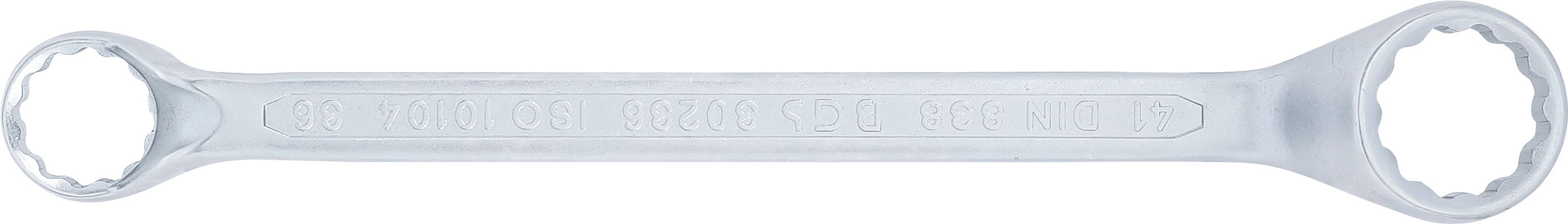 BGS Doppel-Ringschlüssel | tief gekröpft | SW 36 x 41 mm BGS Doppel-Ringschlüssel | tief gekröpft | SW 36 x 41 mm