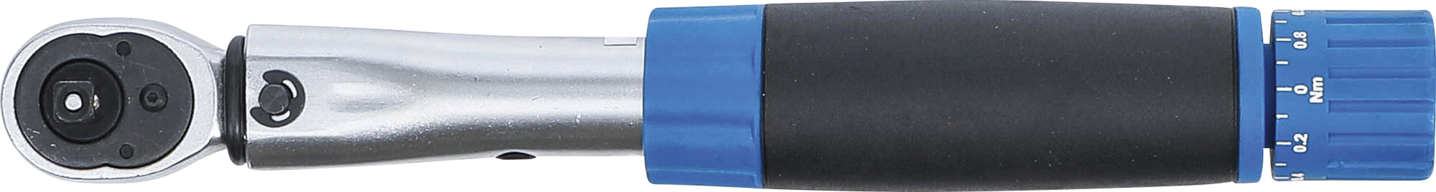 BGS Drehmomentschlüssel | Abtrieb Außenvierkant 6,3 mm (1/4") | 1 - 6 Nm