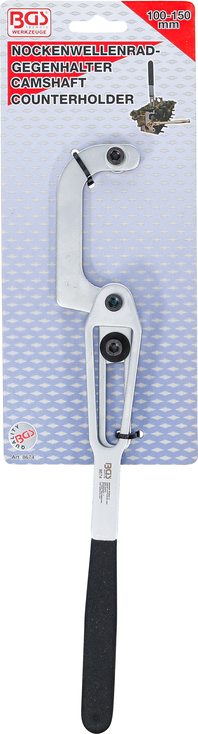 BGS Gegenhalteschlüssel | für Nockenwellenräder | universal