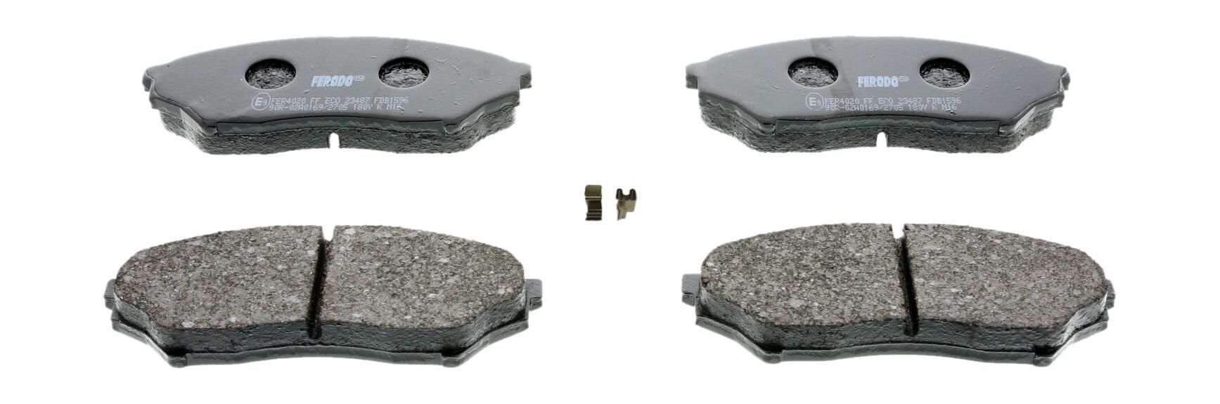 Bremsbelagsatz, Scheibenbremse