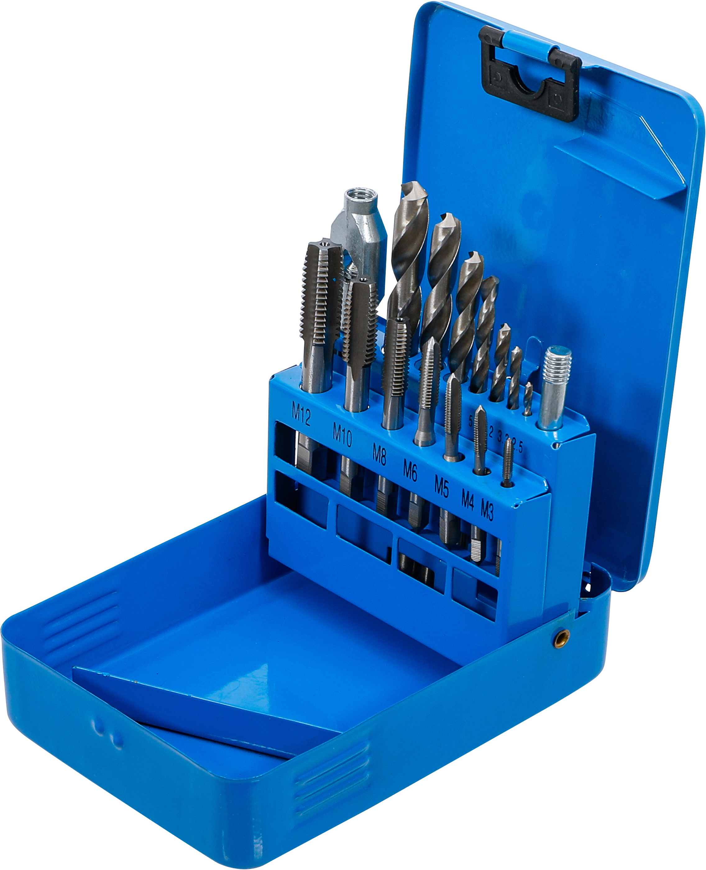 BGS Gewindeschneid-/HSS-Bohrer-Satz | M3 - M12 / 2,5 - 10,2 mm