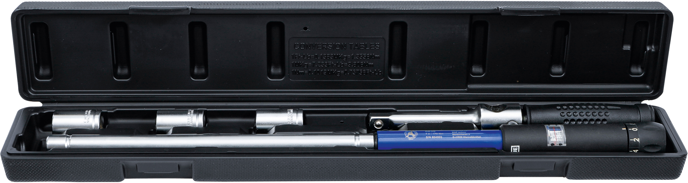 BGS Kreuz- / Drehmomentschlüssel | Abtrieb Außenvierkant 12,5 mm (1/2") | 70 - 170 Nm