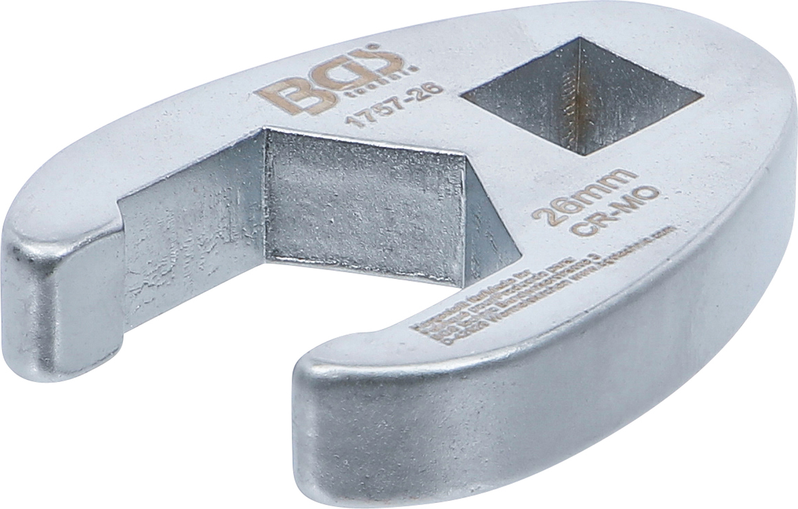 BGS Hahnenfußschlüssel | Antrieb Innenvierkant 12,5 mm (1/2") | SW 26 mm