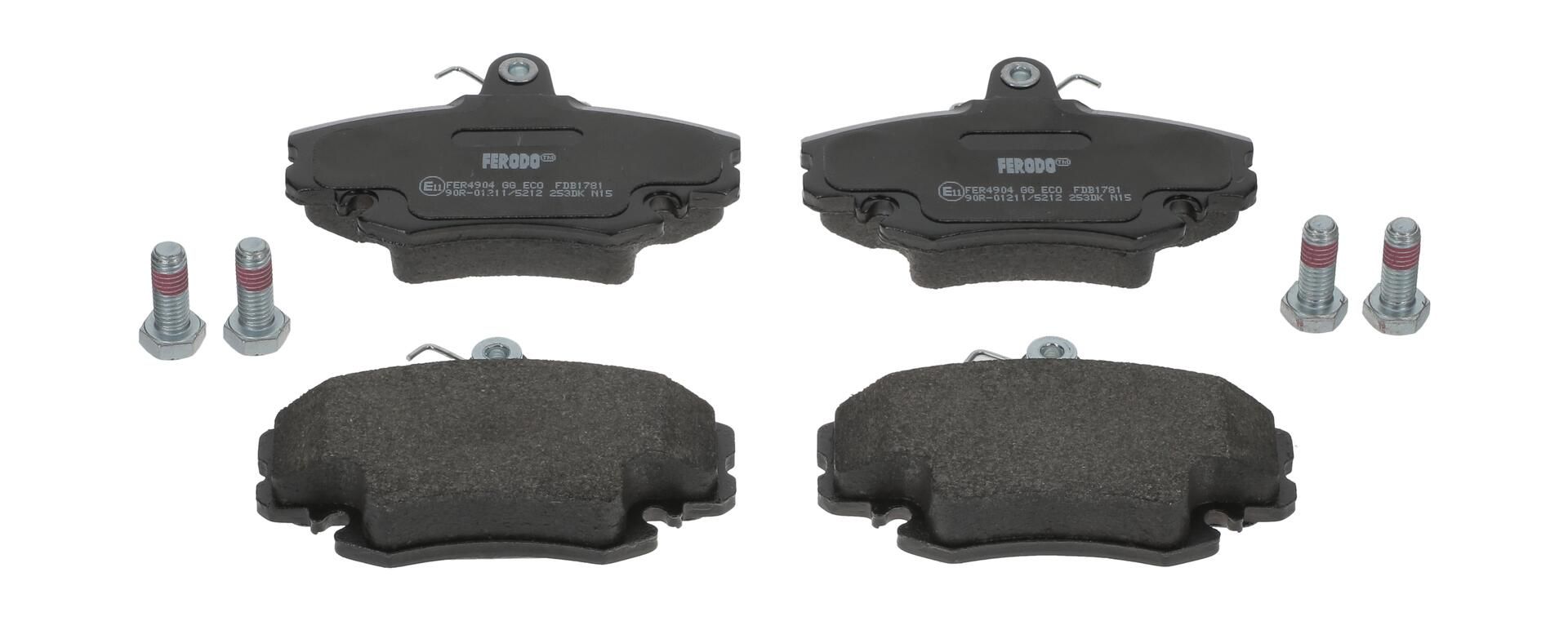 Bremsbelagsatz, Scheibenbremse