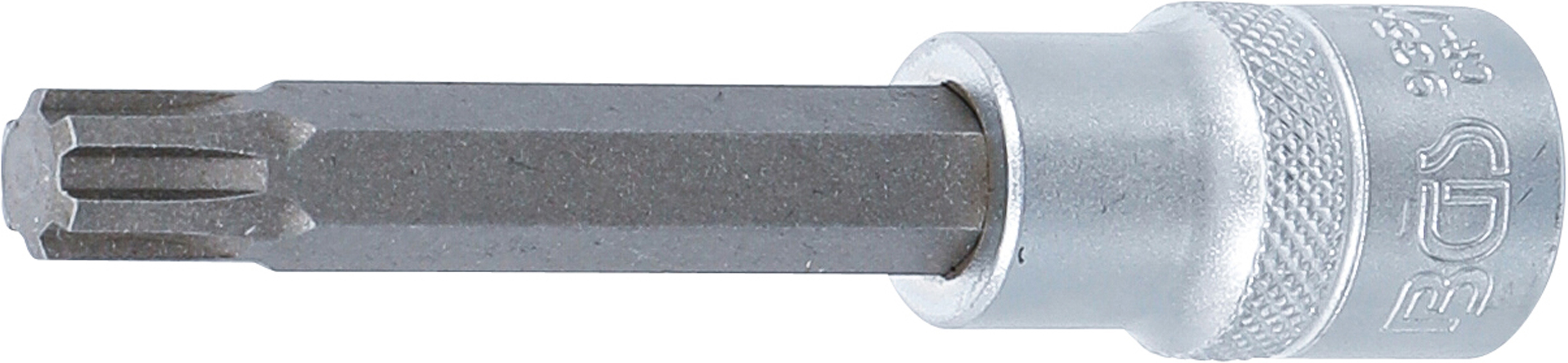 BGS Bit-Einsatz | Länge 100 mm | Antrieb Innenvierkant 12,5 mm (1/2") | Keil-Profil (für Ribe) M10,3
