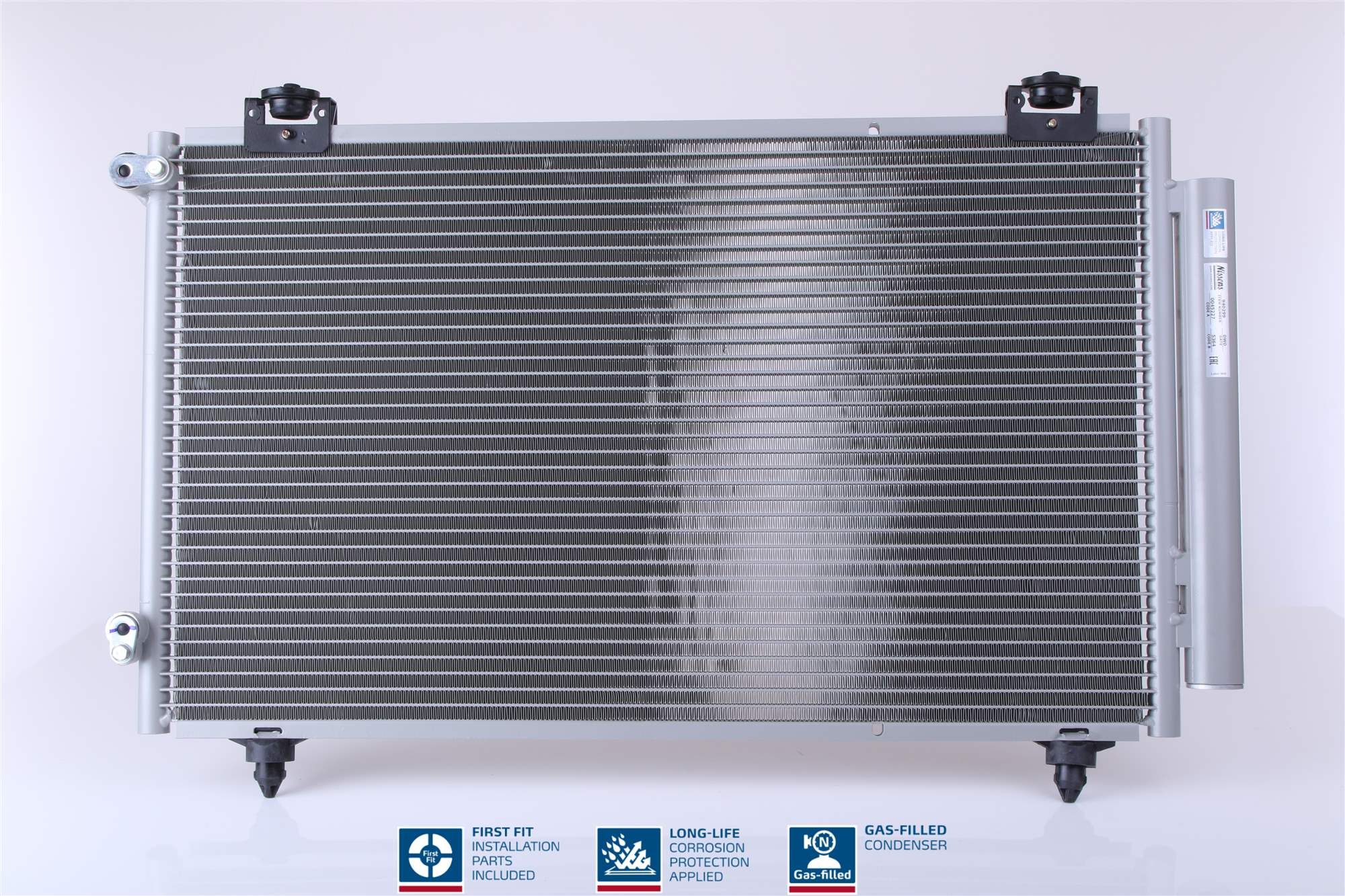 Kondensator, Klimaanlage “NISSENS 16 mm, 652 mm, 390 mm”
