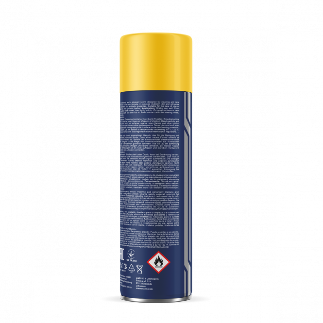 Mannol Cockpit Reiniger Spray Strawberry Kunststoffpflege Erdbeere 500 ml