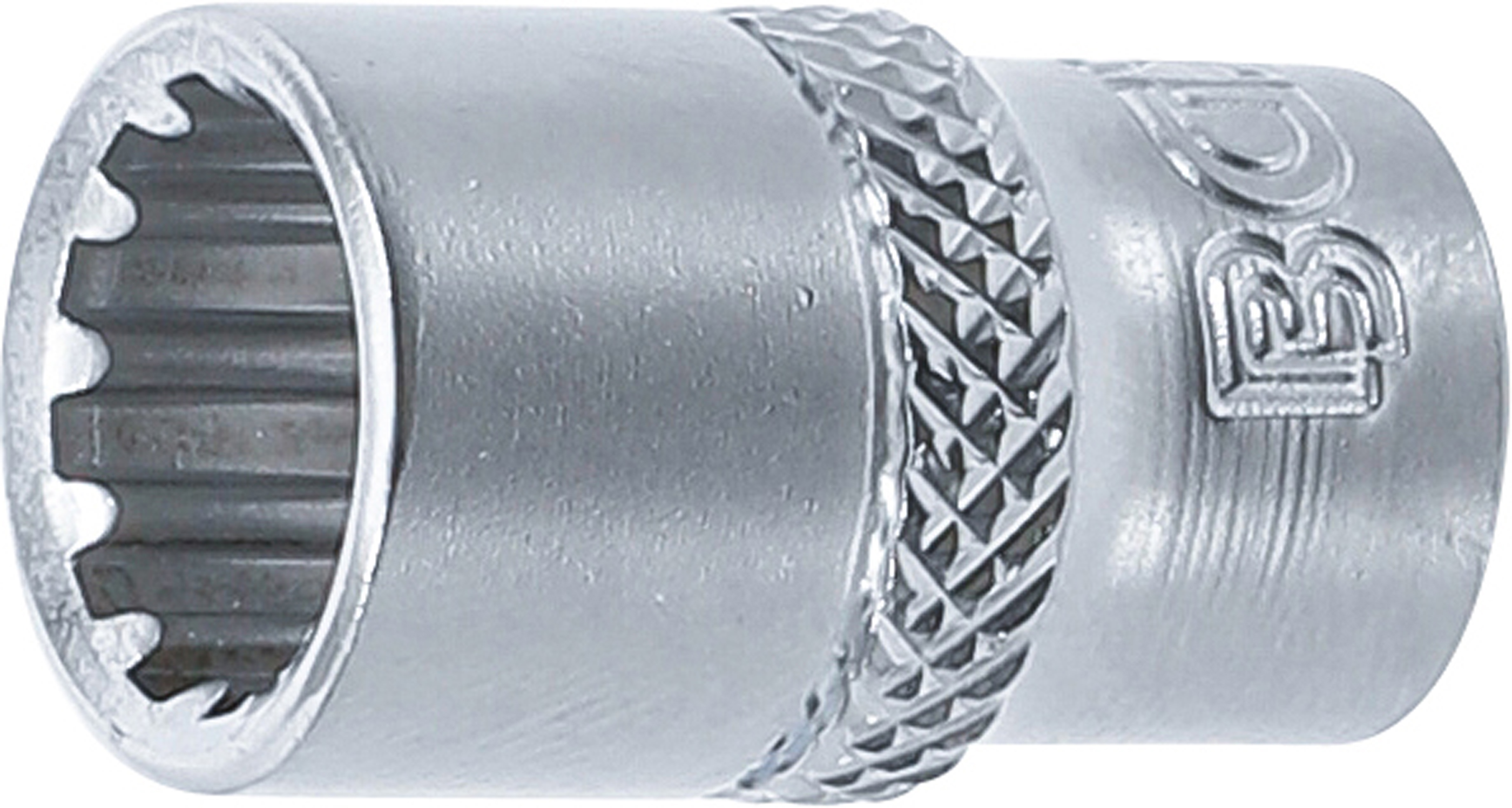 BGS Steckschlüssel-Einsatz Gear Lock | Antrieb Innenvierkant 6,3 mm (1/4") | SW 10 mm